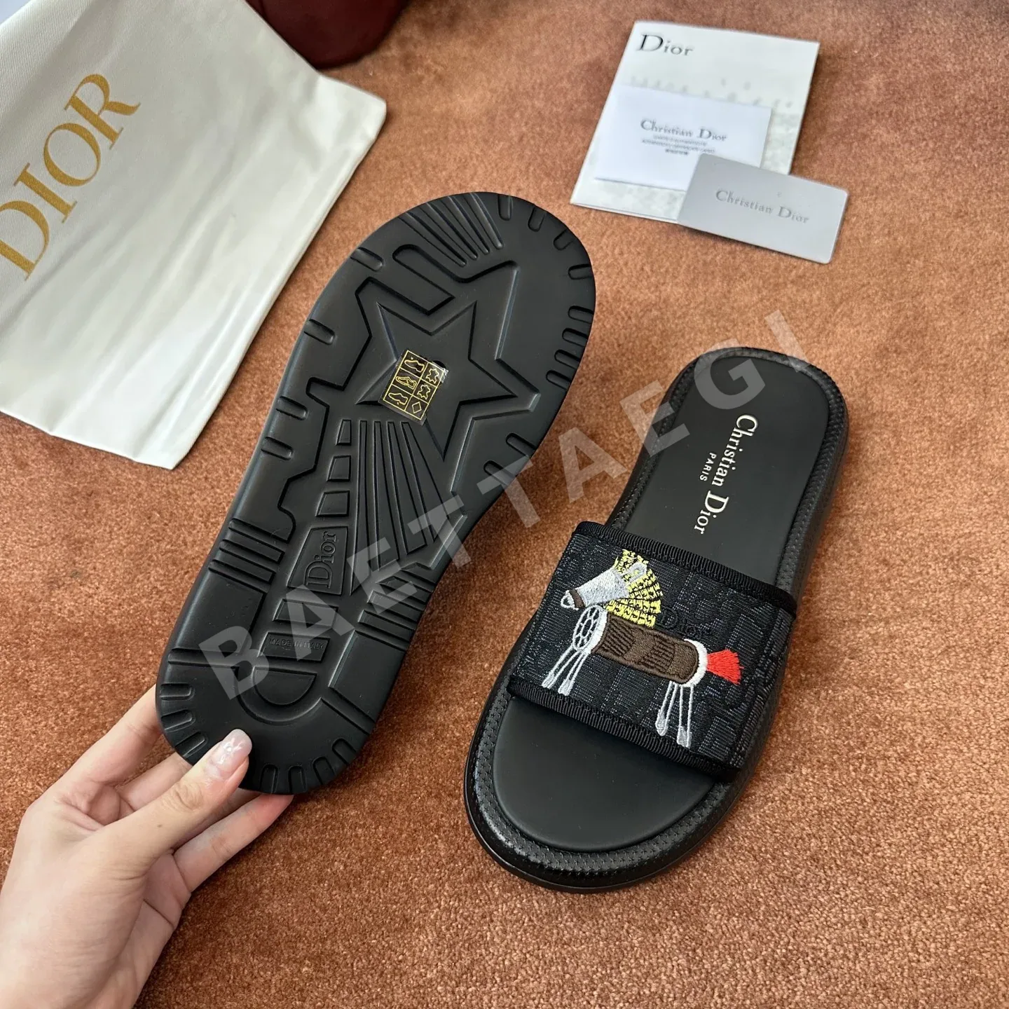 디올 가죽 버클 샌들 상세 이미지 7