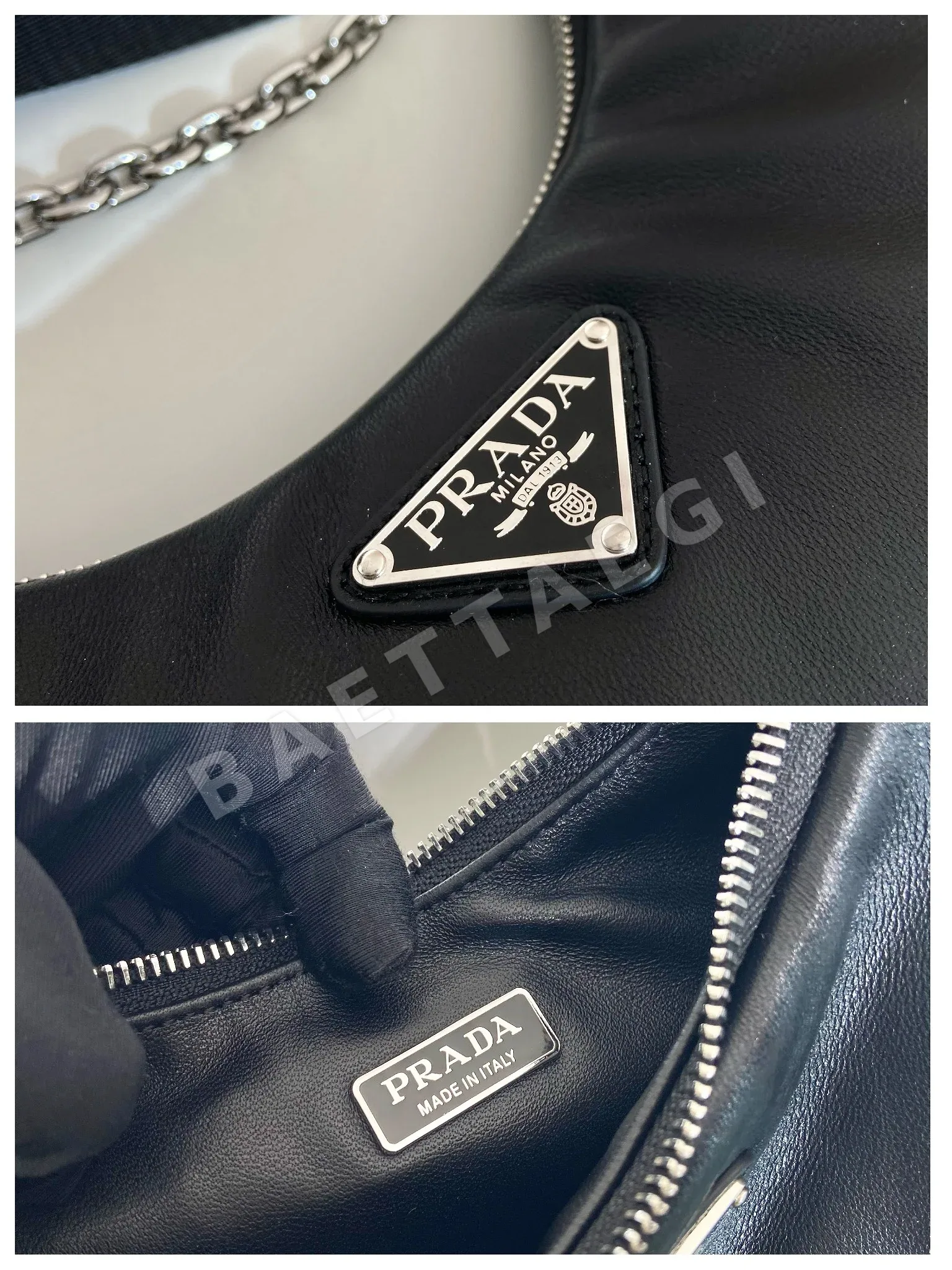 프라다 램스킨 3웨이 패딩 숄더백 1BH204 상세 이미지 9