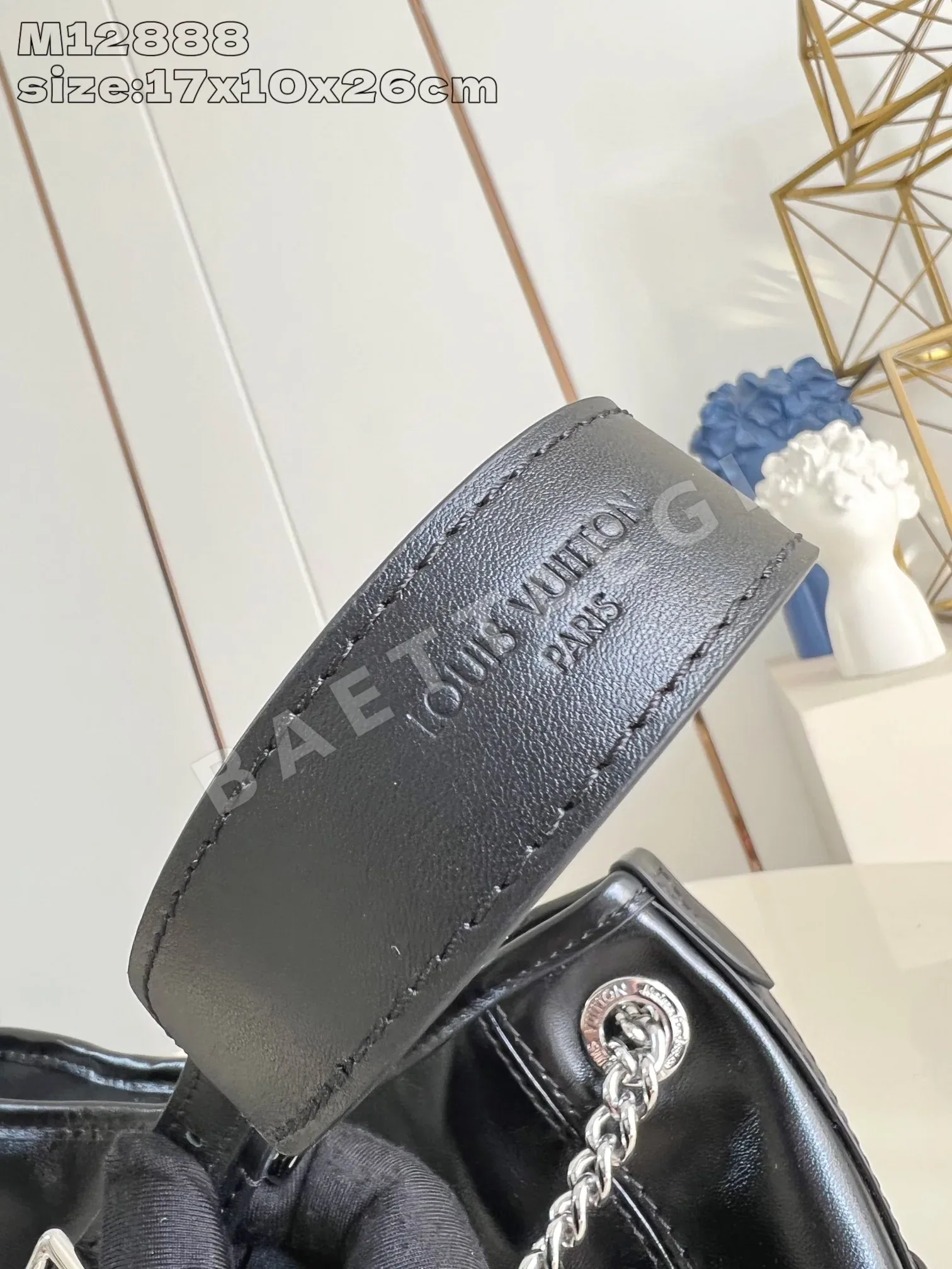 루이비통 M12888 블랙 캐리올 핸드백 미니 BB 모노그램 상세 이미지 13