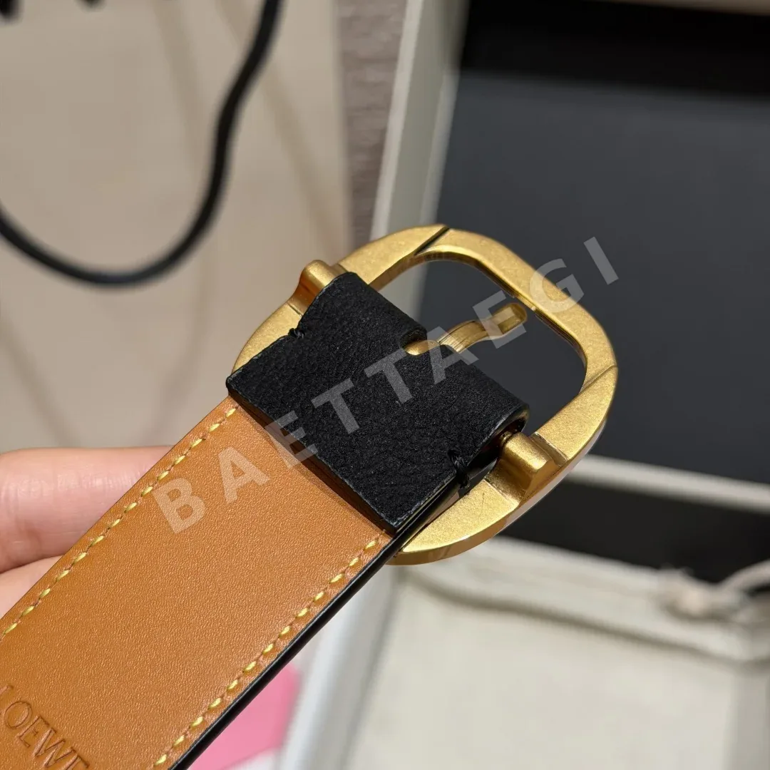 로에베 누벅 카프스킨 벨트 상세 이미지 7