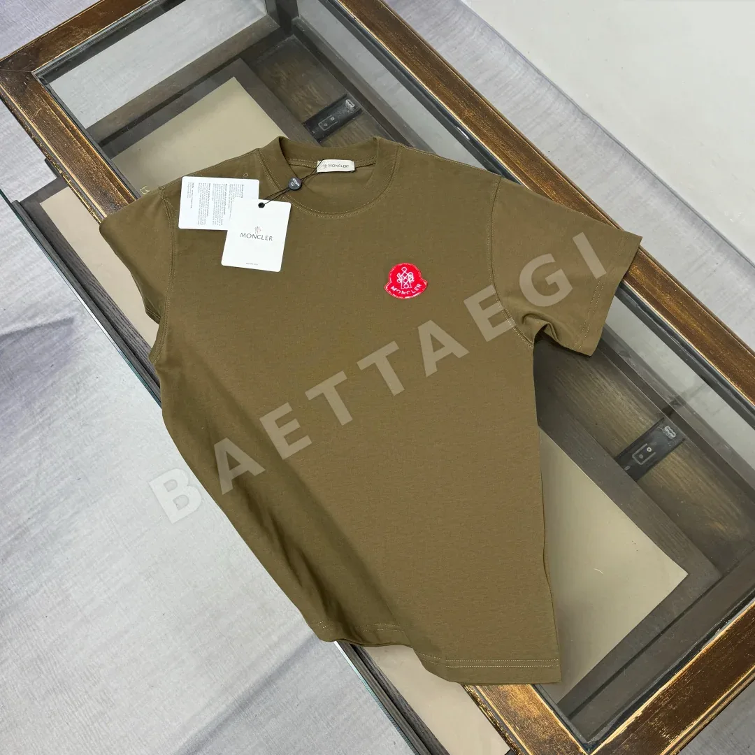 몽클레르 남성 코튼 반팔 티셔츠 48902