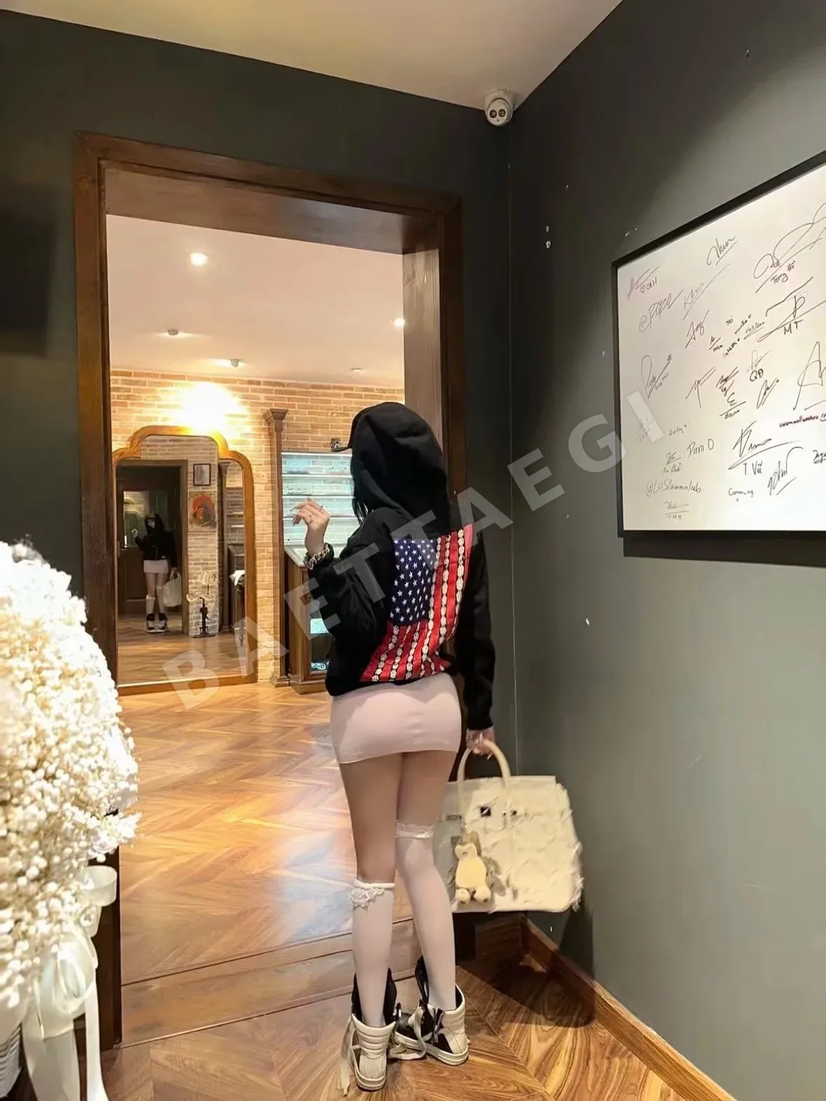 크롬하츠 남성 블랙 지퍼업 후드 상세 이미지 5