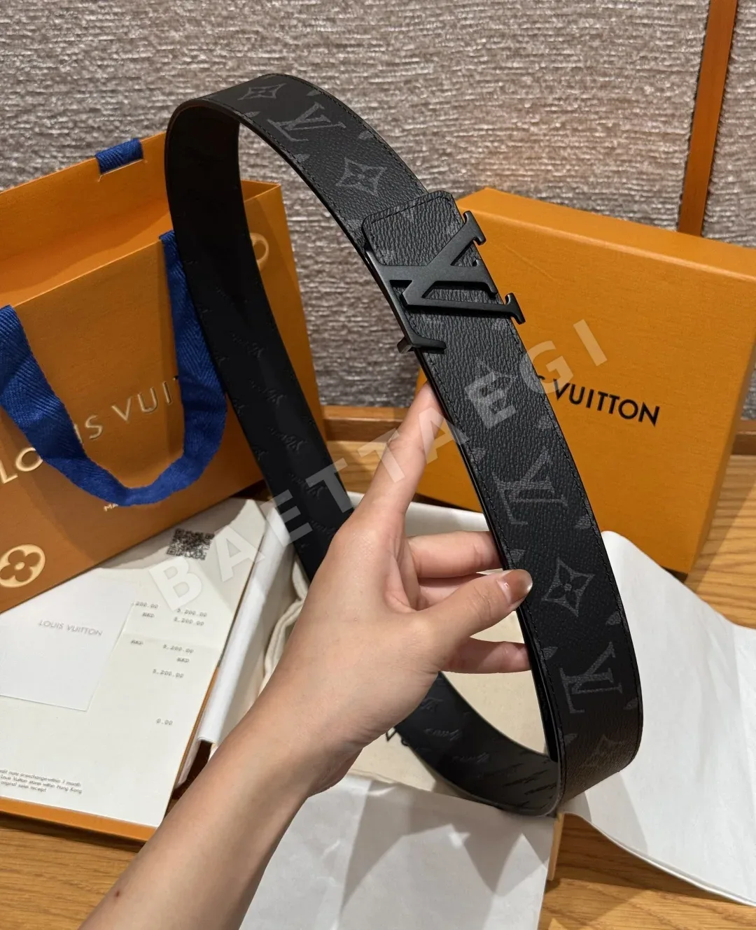 루이비통 플라워 패턴 리버서블 벨트 상세 이미지 3