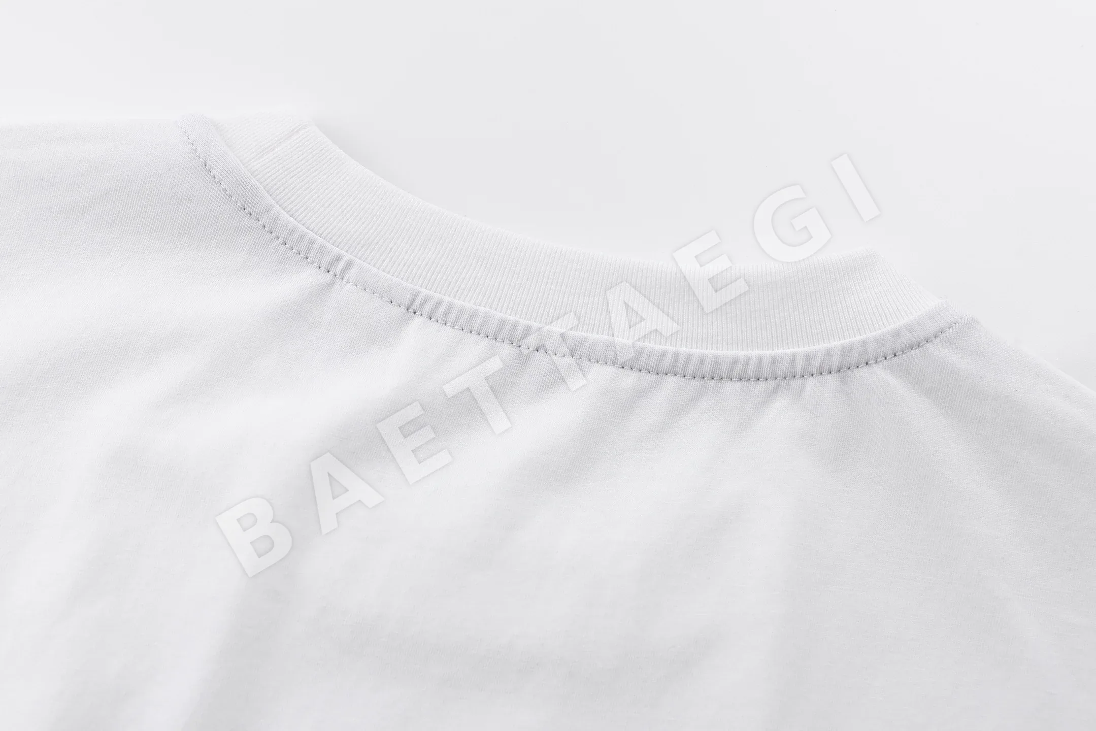 버버리 블루 호스 자수 반팔 티셔츠 상세 이미지 8