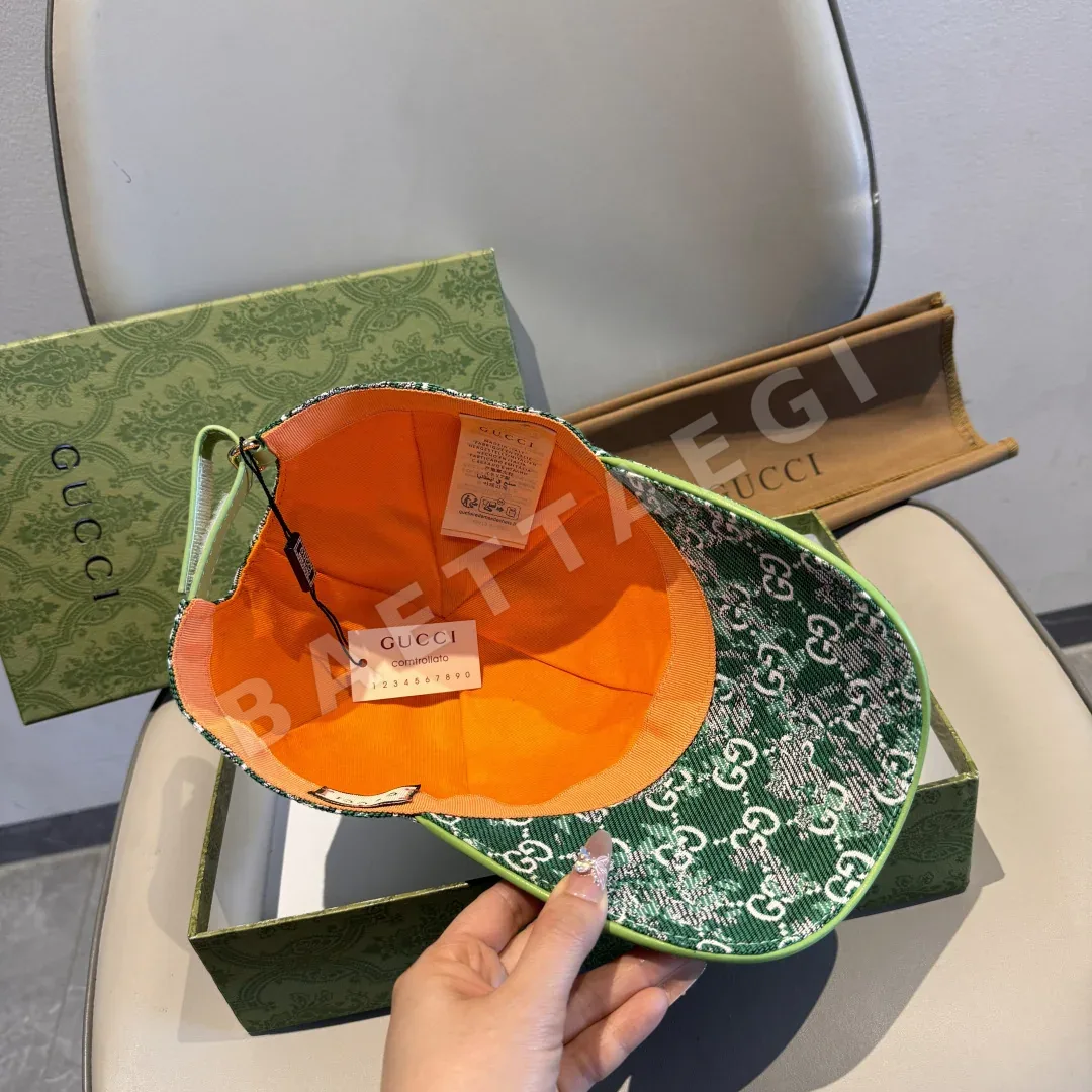 구찌 더블 G 데님 자카드 베이스볼캡 상세 이미지 6