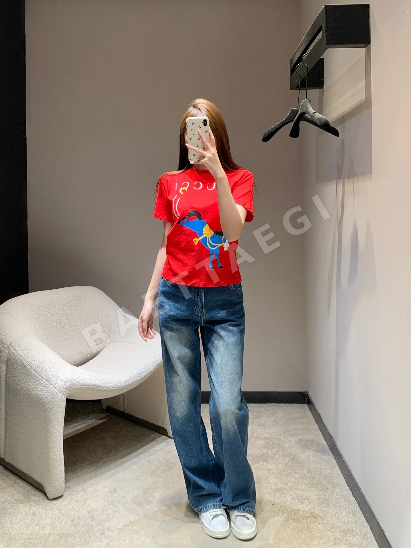 구찌 크루넥 반팔 티셔츠 상세 이미지 6