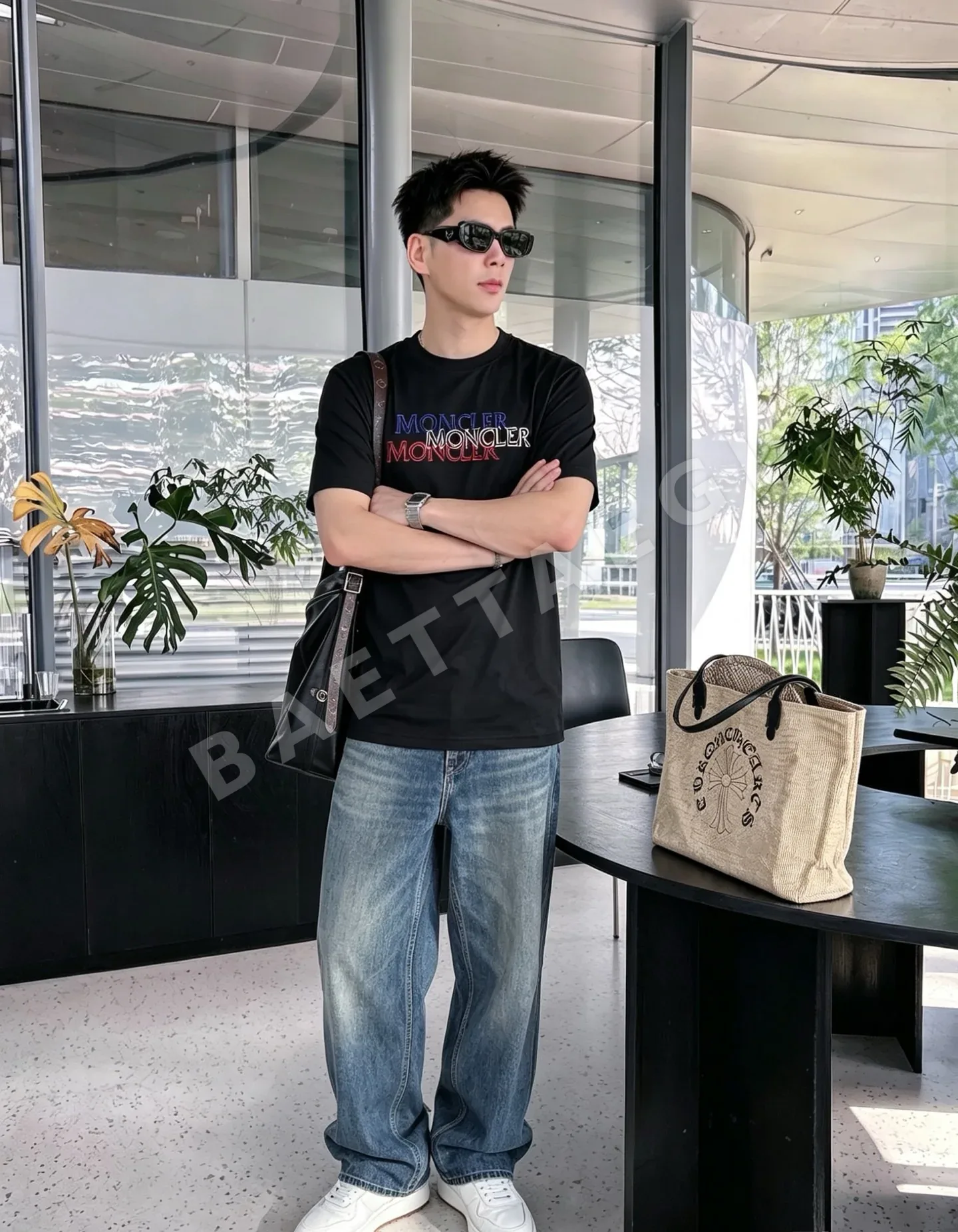 몽클레르 크루넥 반팔 티셔츠 상세 이미지 6