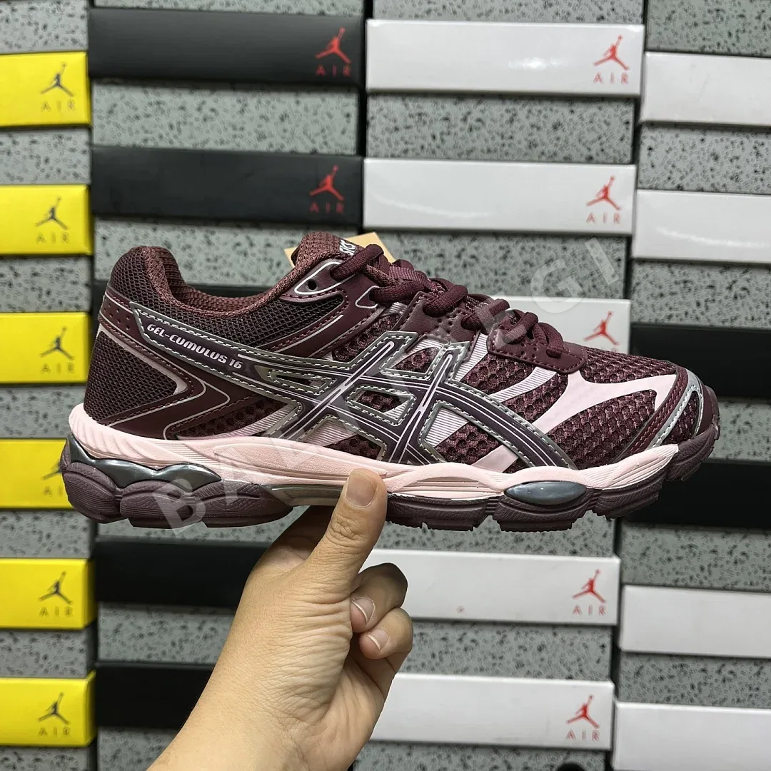 아식스 [WZ] 젤 큐뮬러스 16 1203A733-600 200404 Asics Gel-Cumulus 16 Burgundy Pink 상세 이미지 2