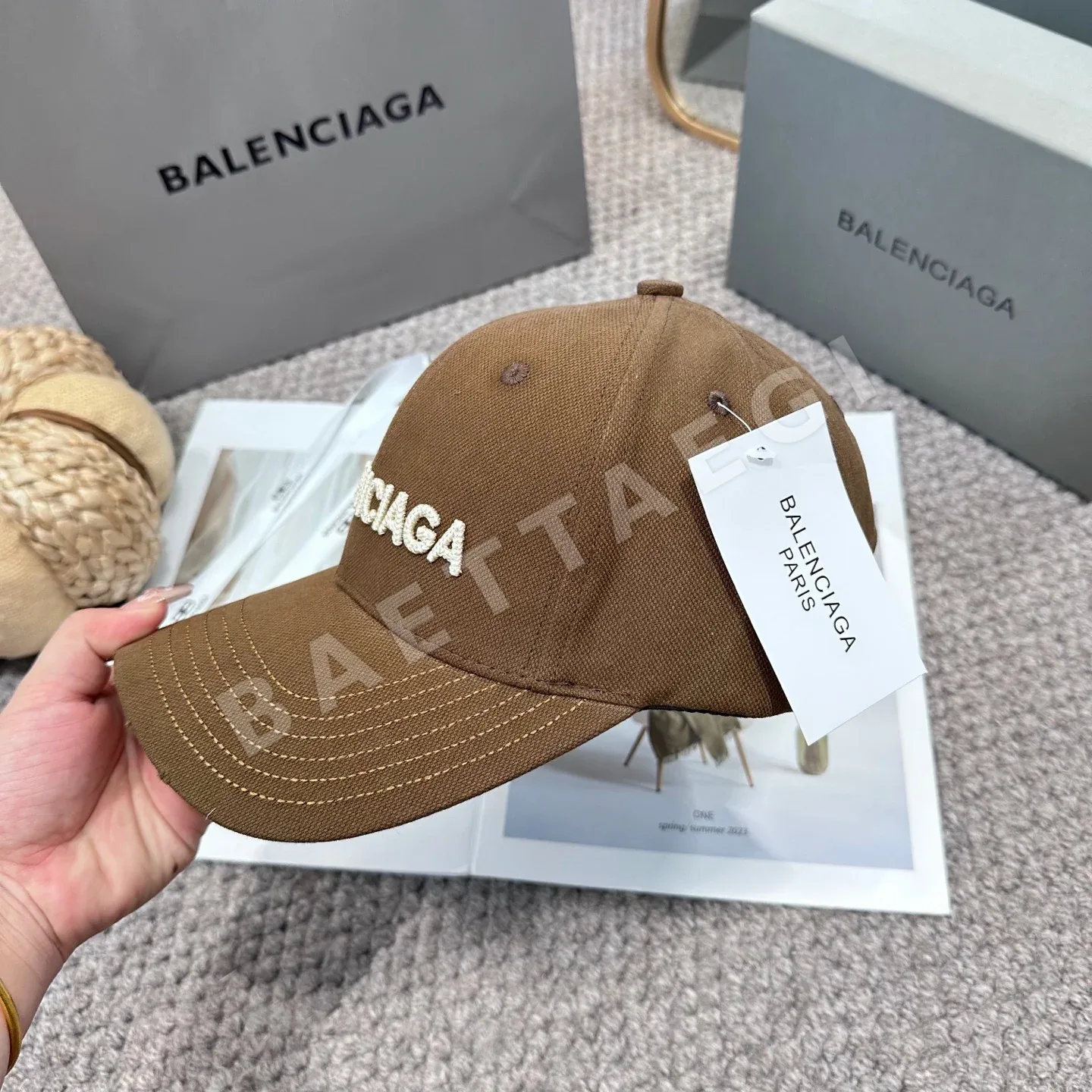 발렌시아가 모자 81720 Balenciaga Cap 상세 이미지 6