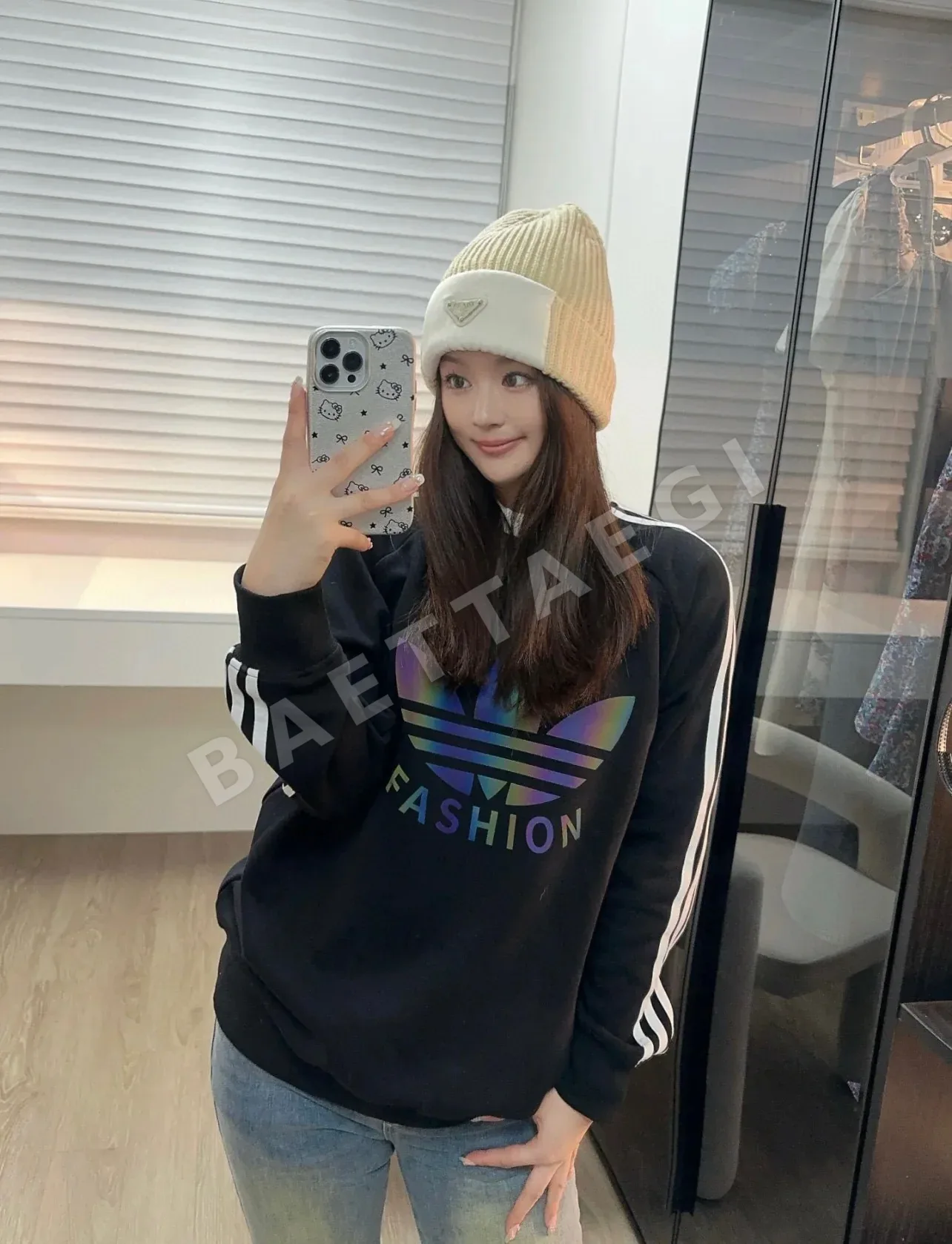 프라다 울 니트 모자 84876