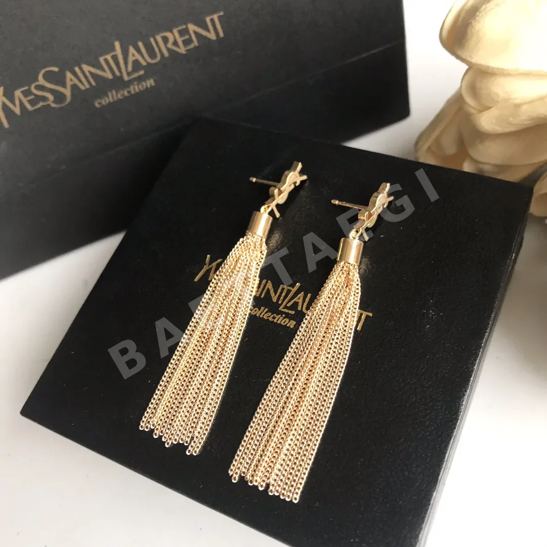 생로랑 YSL 로고 귀걸이 65618