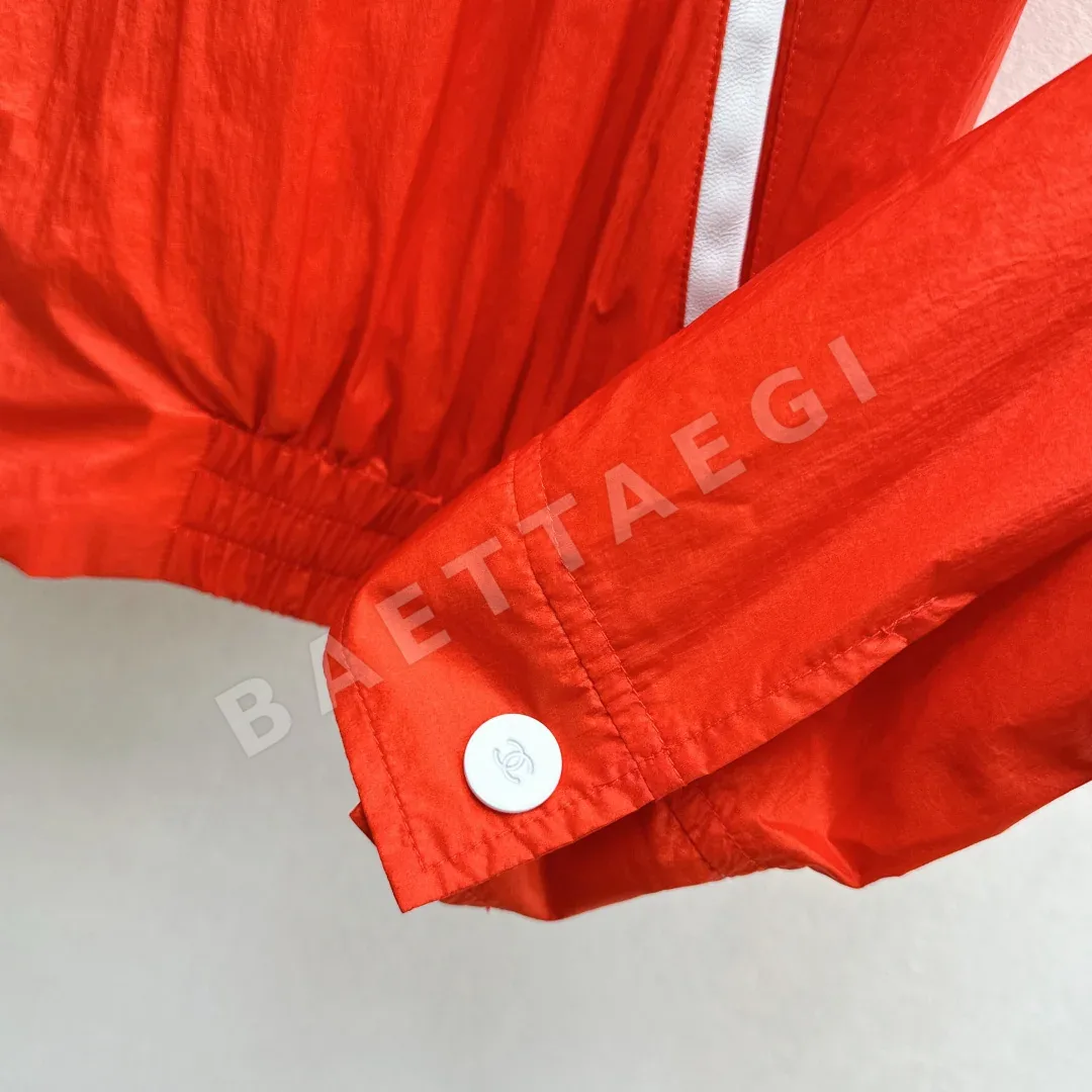샤넬 코코걸 비치 리조트 메시 후드 여성 자켓 상세 이미지 7