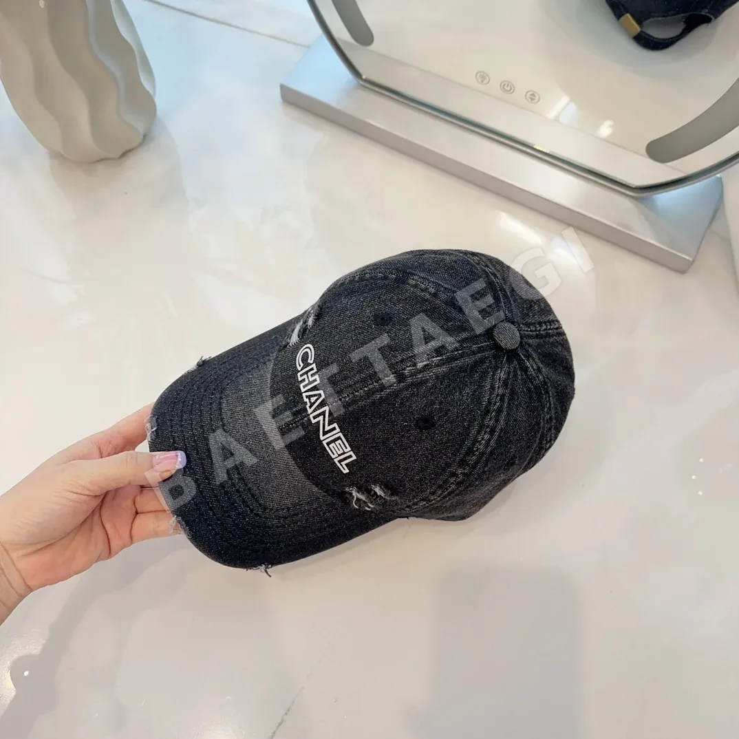 샤넬 데님 베이스볼 모자 상세 이미지 2
