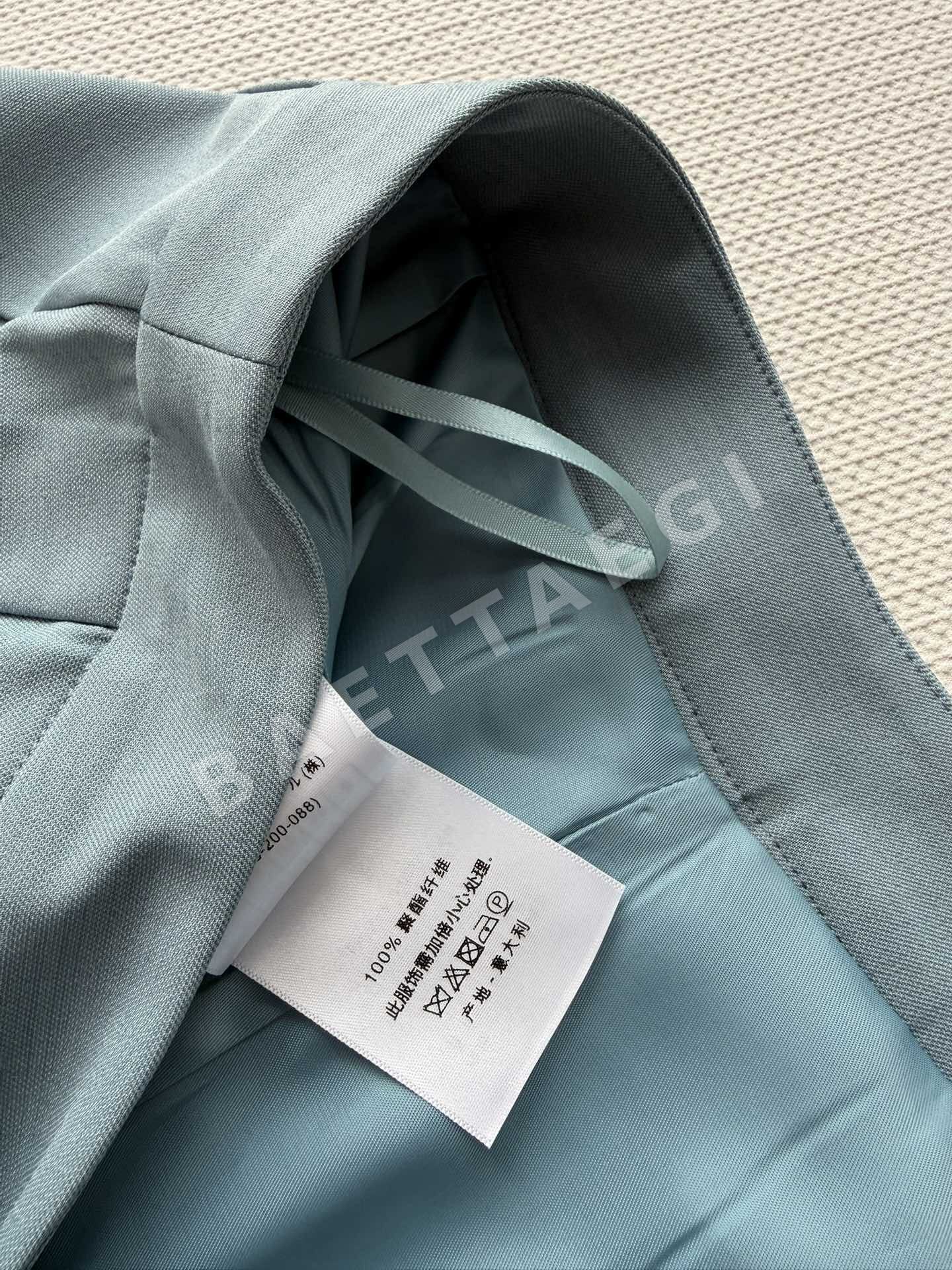 디올 스탠드 카라 숏 재킷 플리츠 스커트 세트 상세 이미지 6