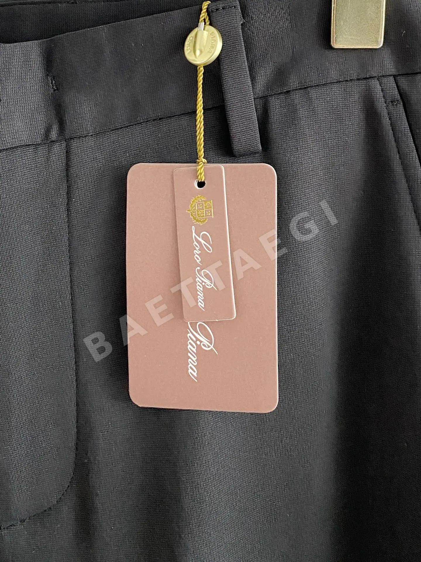 로로피아나 텐셀 코튼 남성 바지 상세 이미지 5