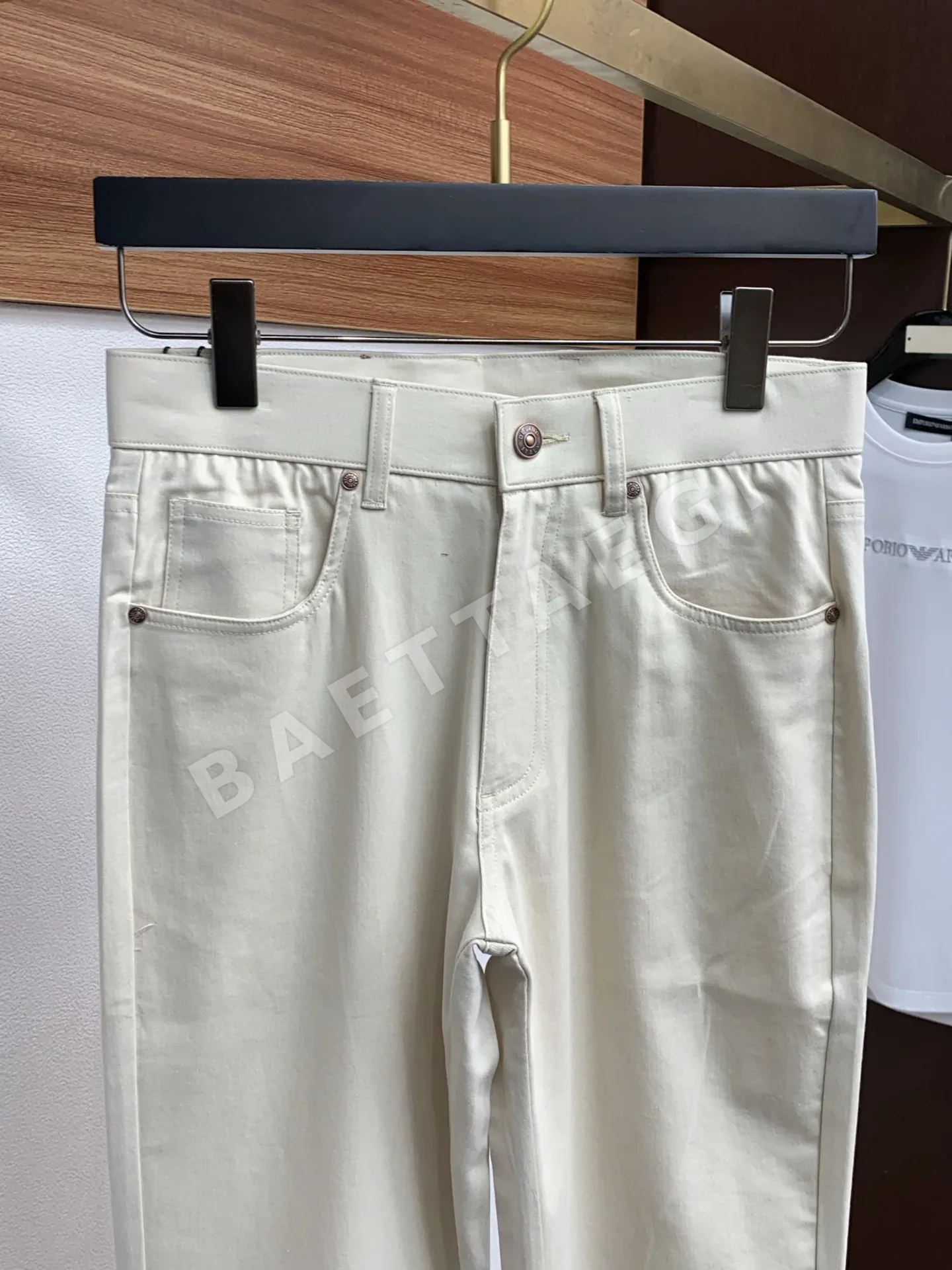 제냐 남성 슬림 핏 데님 바지 상세 이미지 3