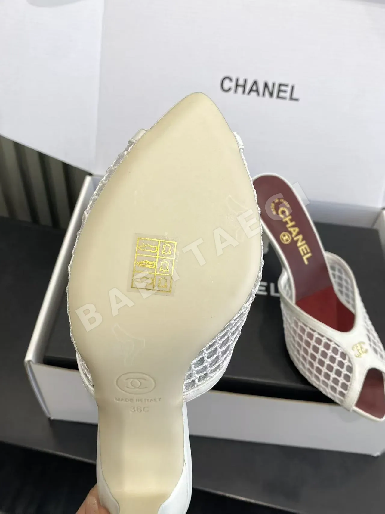 샤넬 리틀 오픈토 메시 샌들 상세 이미지 9
