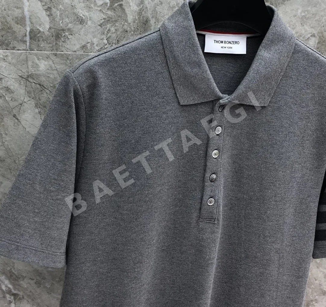 톰브라운 남성 반팔 피케 카라 티셔츠 상세 이미지 3
