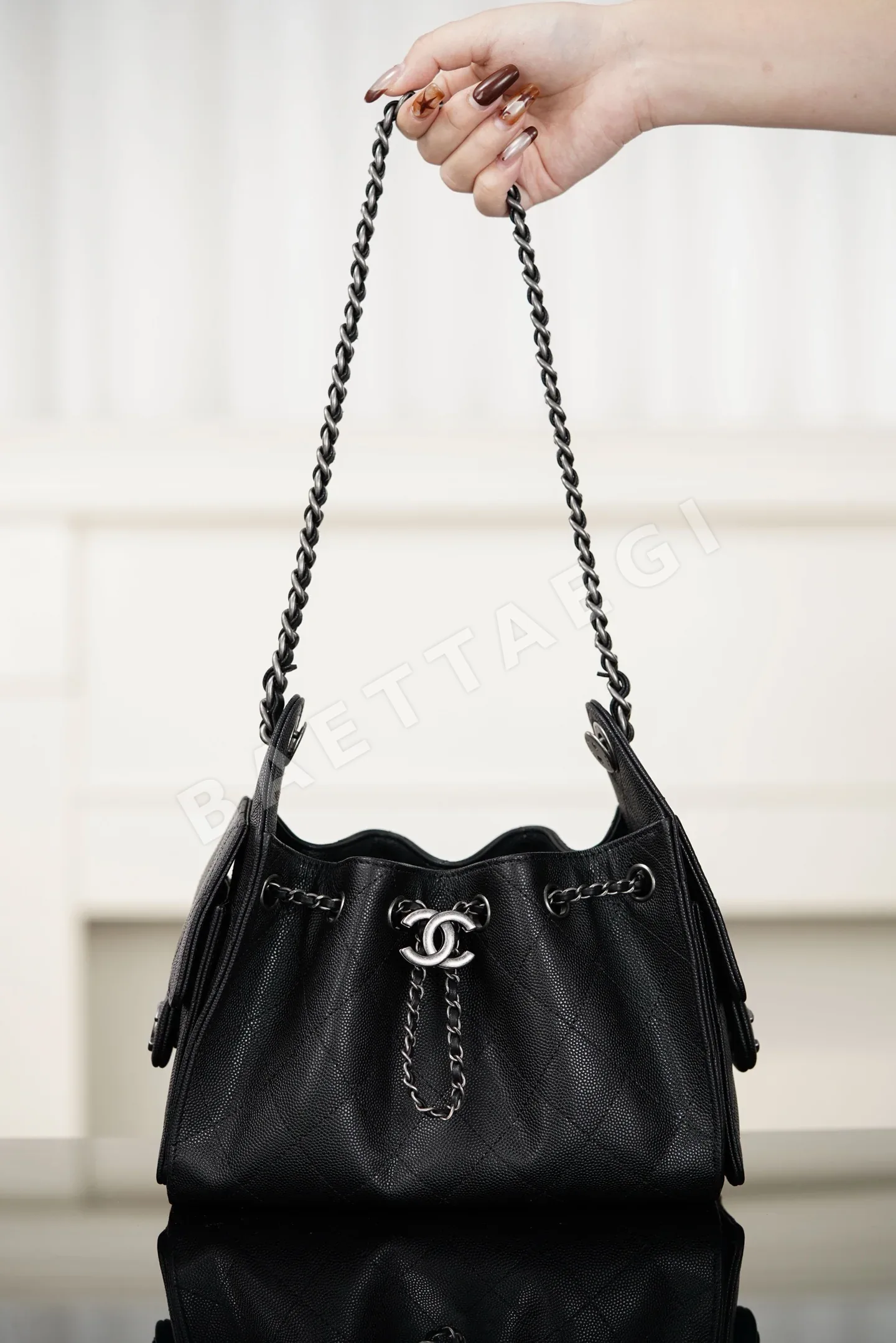 샤넬 25백 미니 블랙 은장 가방 86654 Chanel Bag