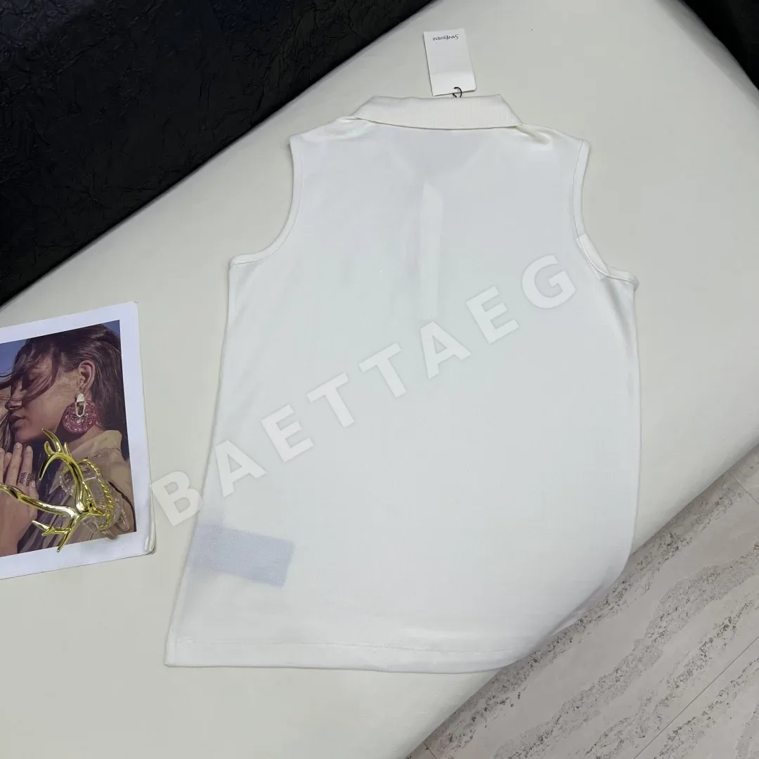 생로랑 카라형 반팔 티셔츠 상세 이미지 8