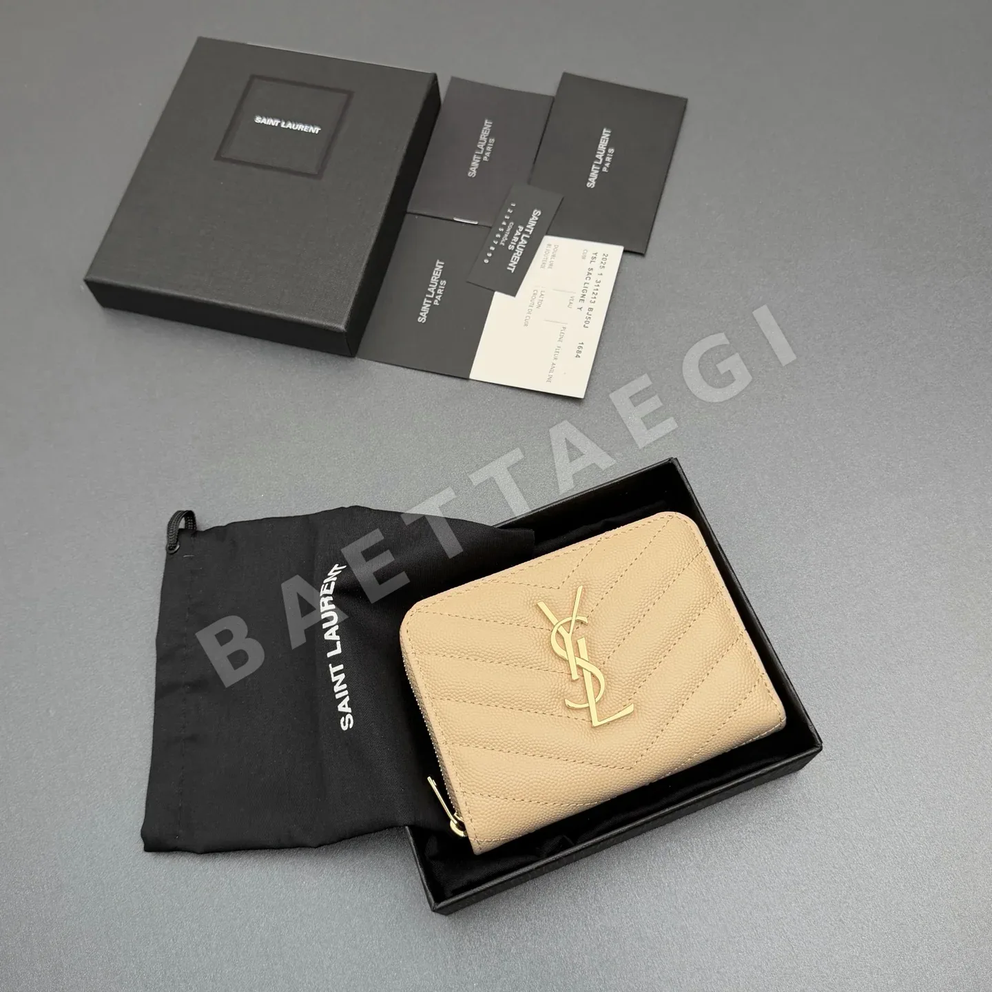 생로랑 카상드르 마텔라세 지퍼 지갑 403723 상세 이미지 9