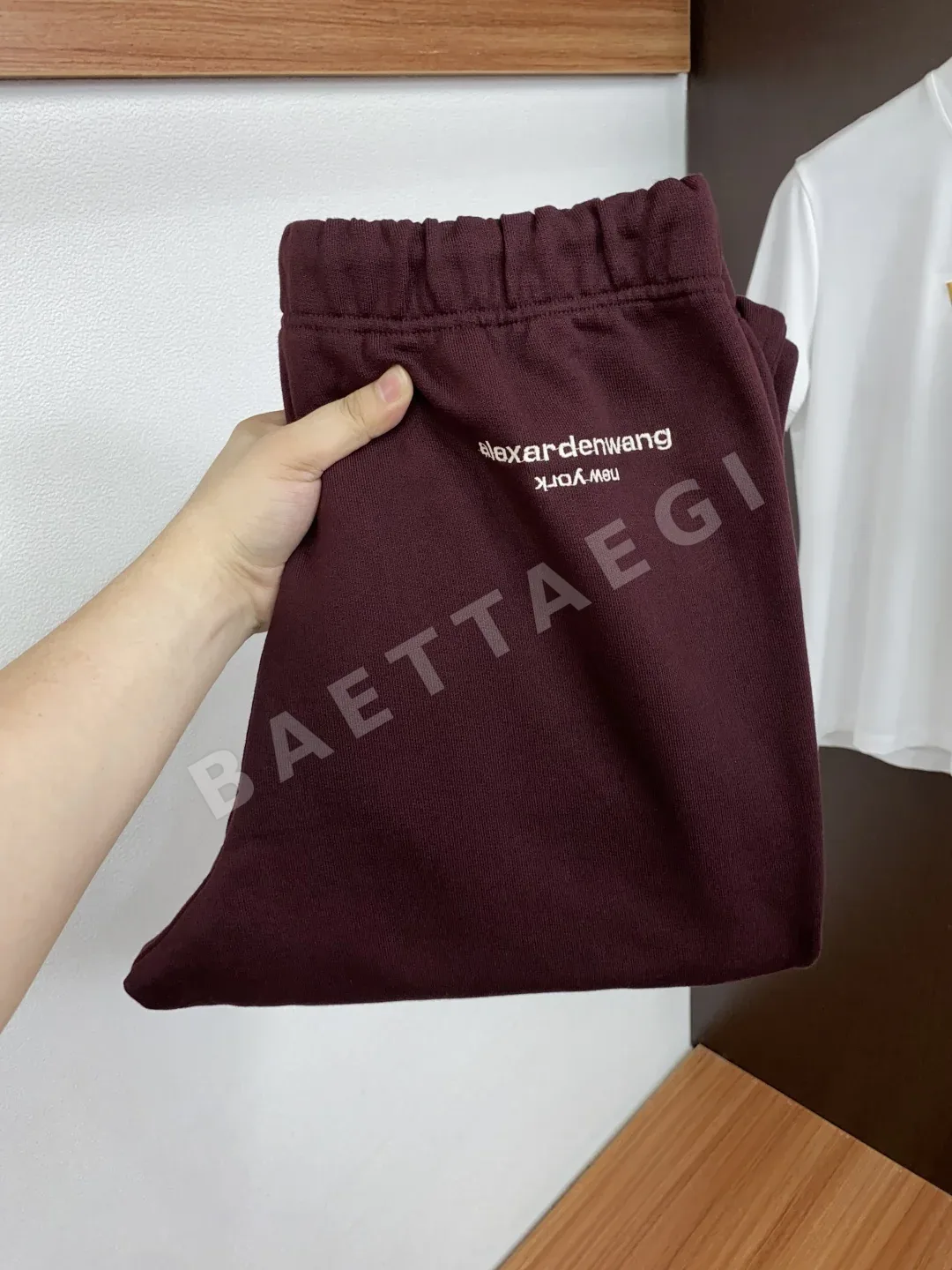 알렉산더왕 남성 코튼 스트레이트 바지 151390