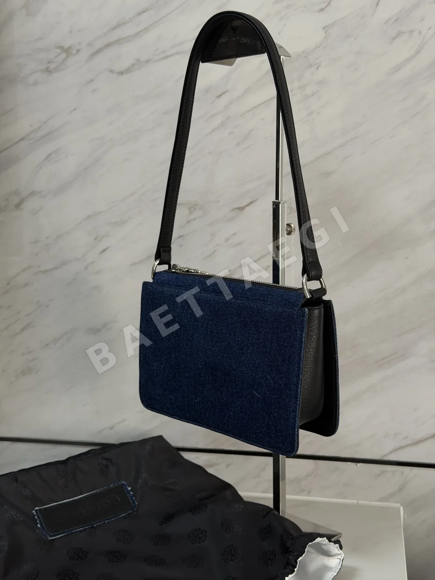 크롬하츠 더 나이트 데님 숄더백 상세 이미지 6