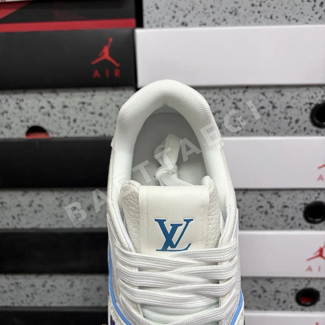 루이비통 [D1] V2 07 화이트 블루 205846 Louis Vuitton V2-07 상세 이미지 4