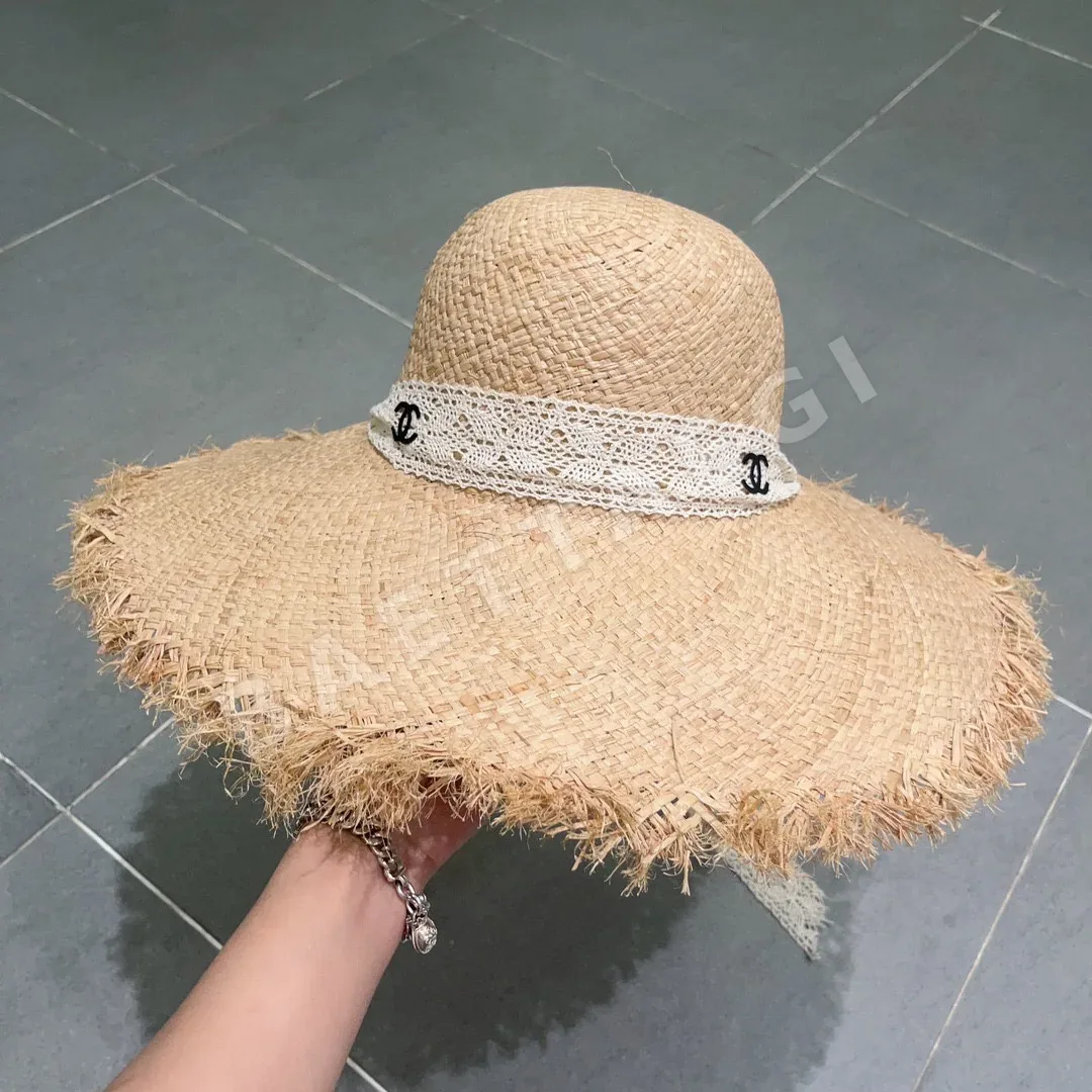 샤넬 라피아 밀짚 접이식 모자 상세 이미지 6