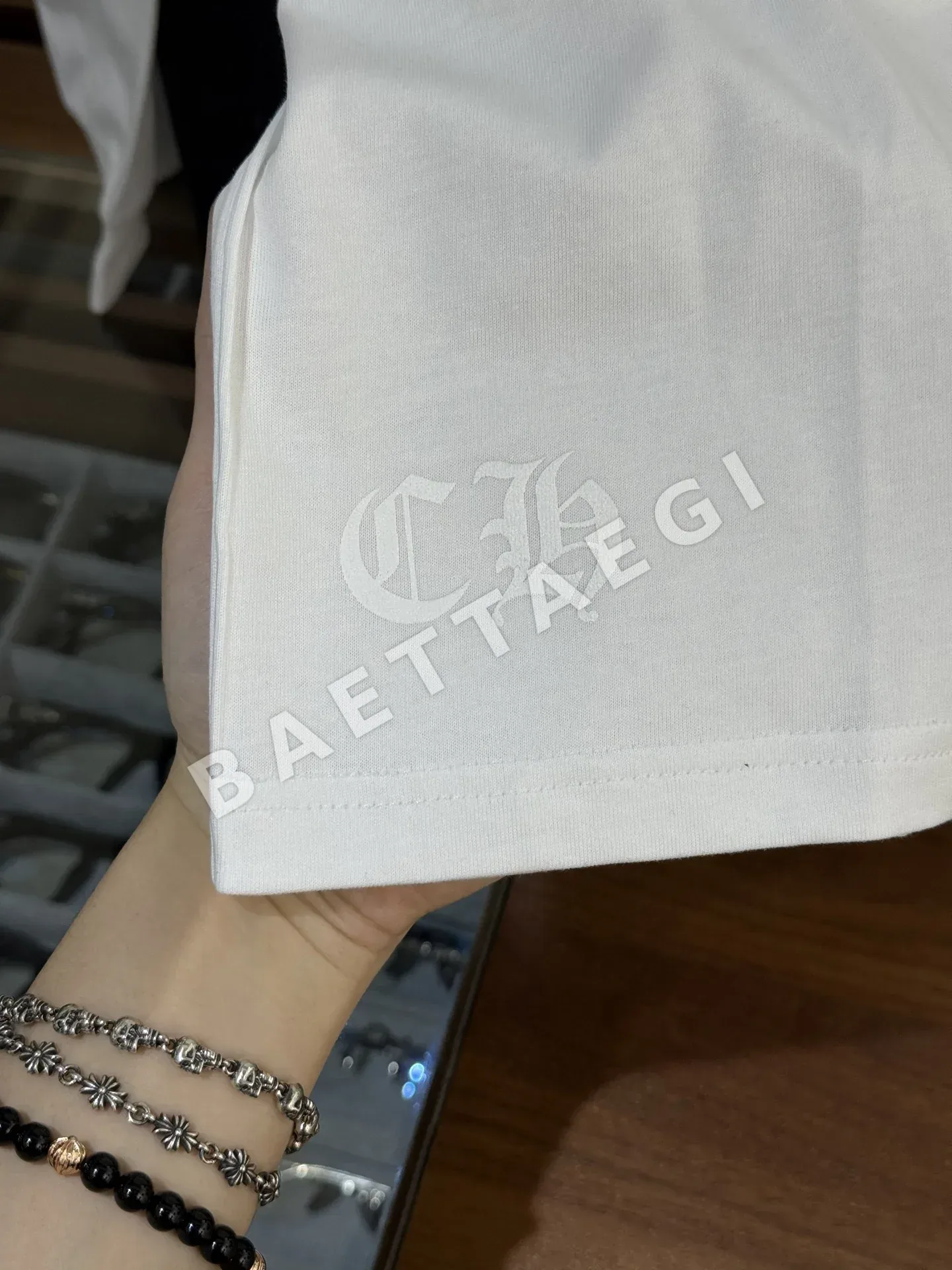 크롬하츠 뉴오렌지 로고 긴팔 티셔츠 상세 이미지 9