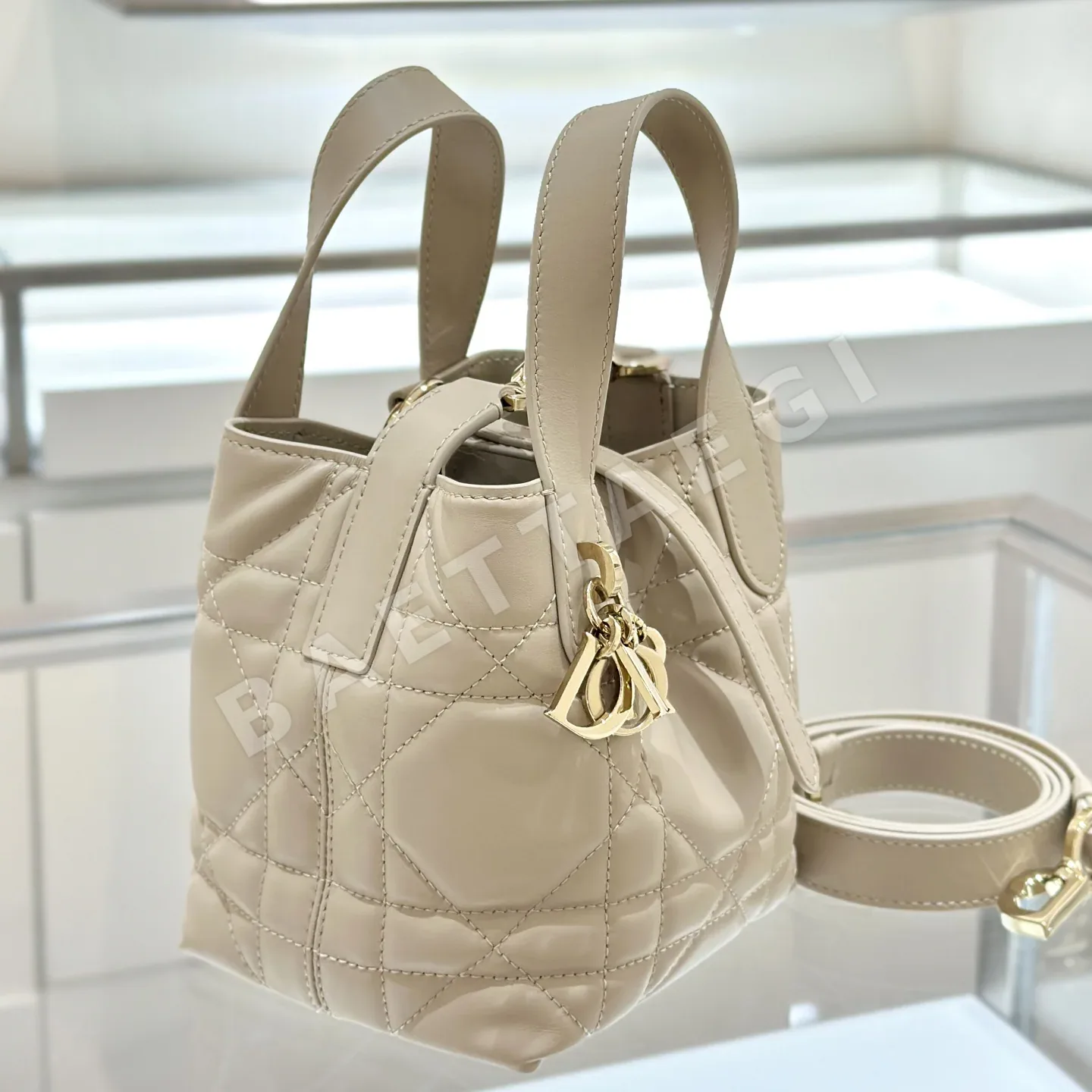 디올 버티컬 르 루즈 송아지가죽 숄더백 상세 이미지 9