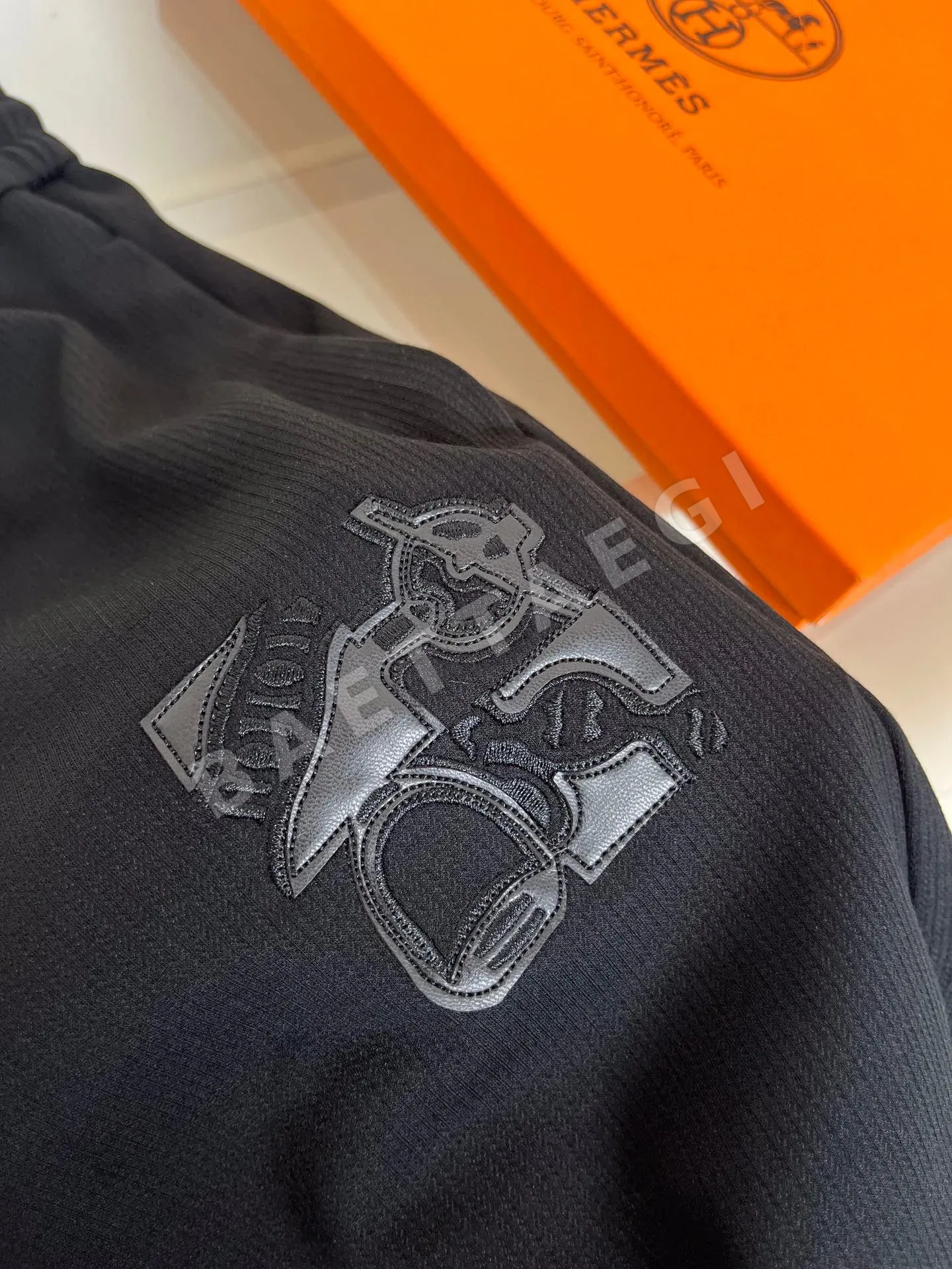 에르메스 클래식 신축성 허리밴드 남성 반바지 상세 이미지 6