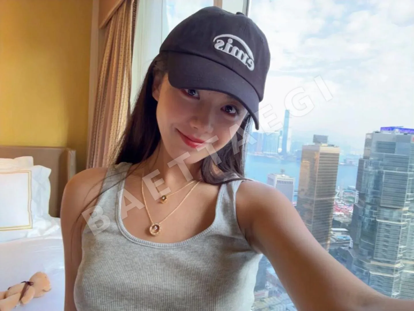 샤넬 퀼팅 패턴 목걸이 상세 이미지 2