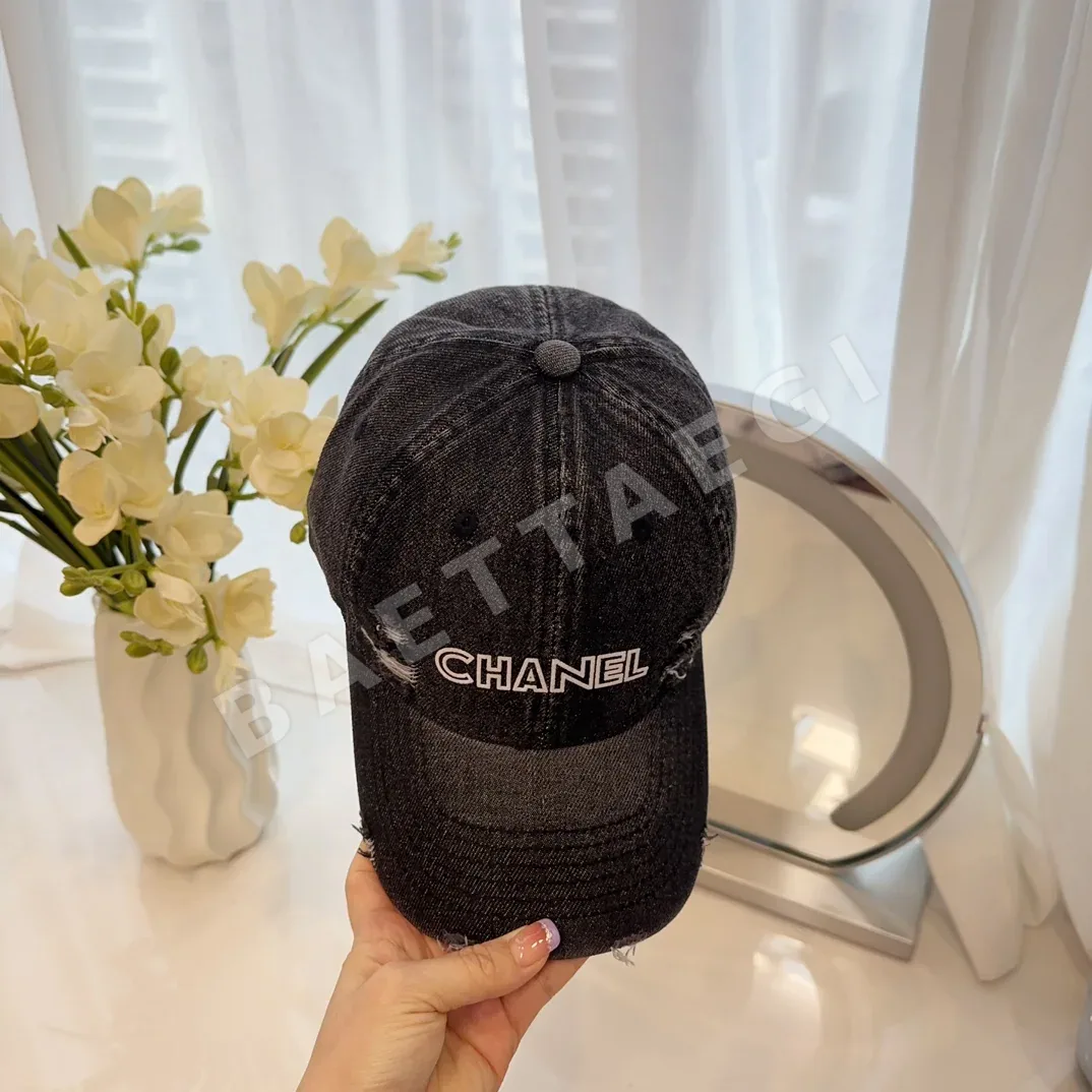 샤넬 데님 베이스볼 모자 상세 이미지 3