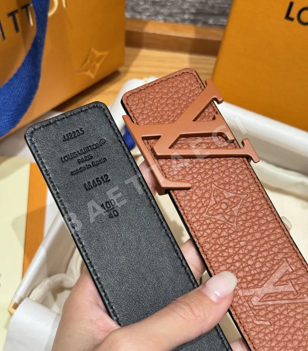 루이비통 JD350 타우릴롱 리버시블 가죽 벨트 상세 이미지 6