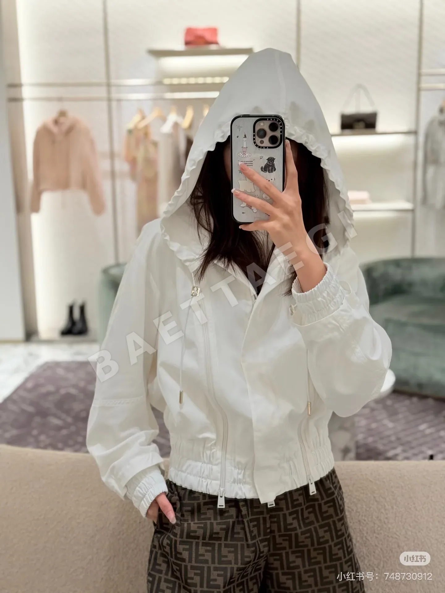 펜디 여성 슬림 자켓
