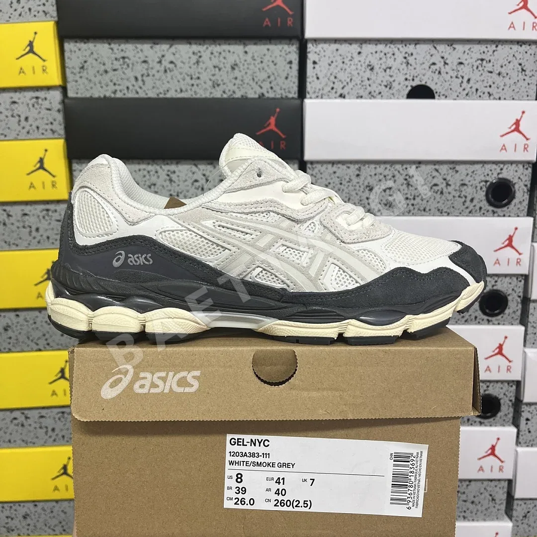 아식스 [M] 젤 NYC 1203A383-111 200503 Asics Gel-NYC White Smoke Grey