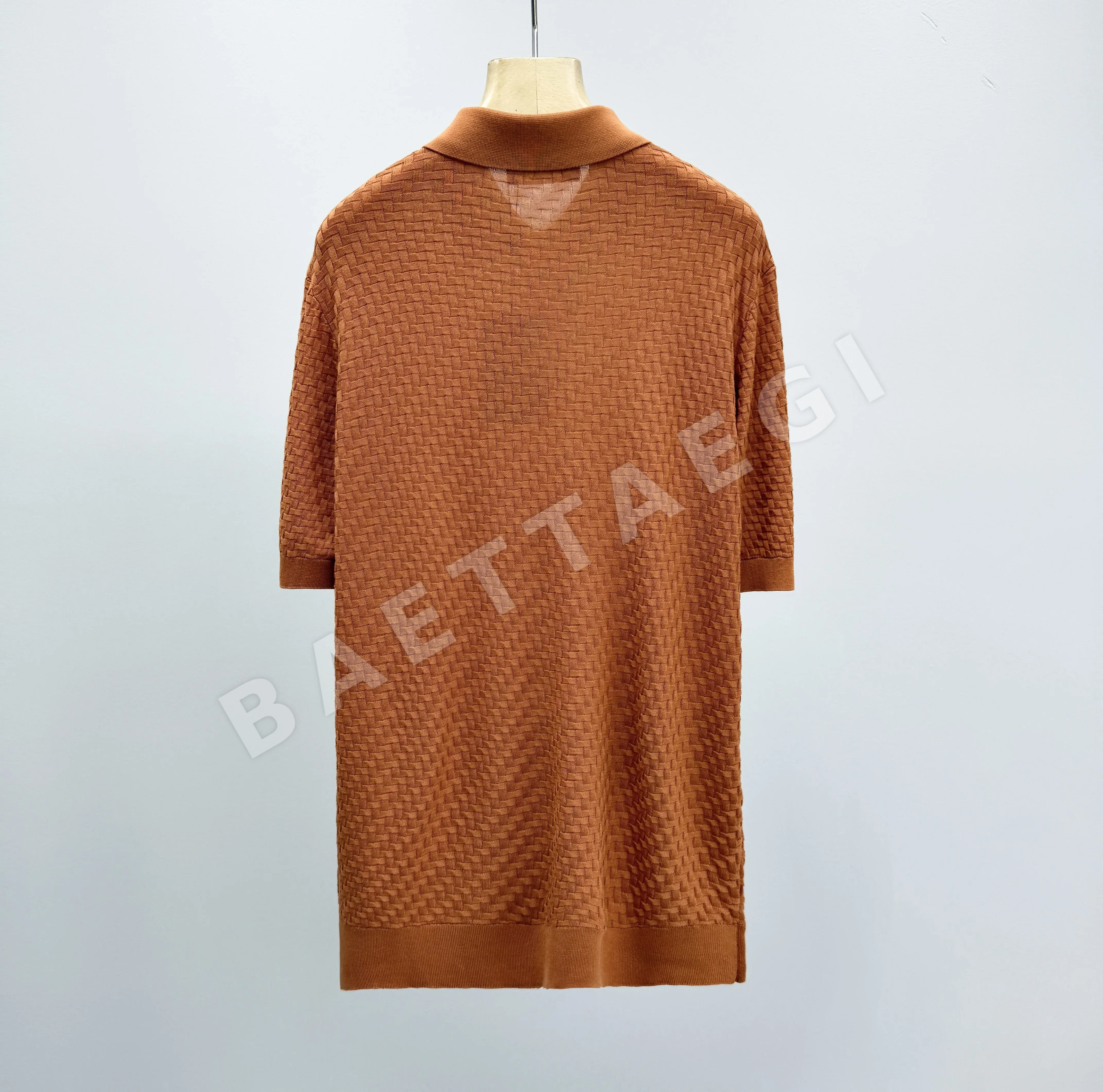로로피아나 SS 반팔 패턴 폴로 셔츠 상세 이미지 11