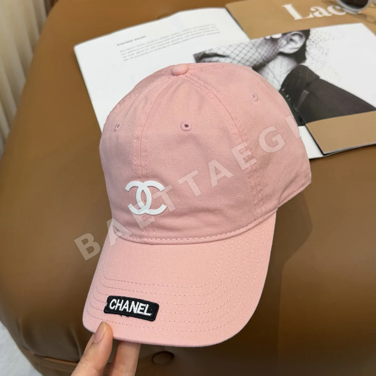 샤넬 심플 로고 베이스볼 모자 상세 이미지 2