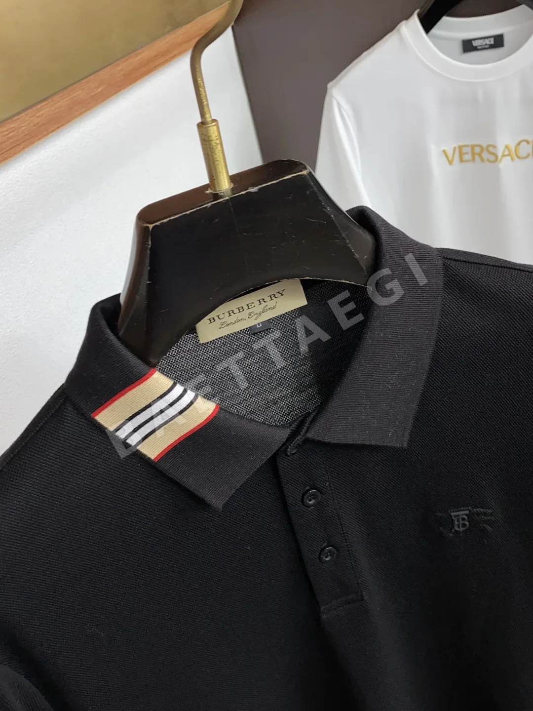 버버리 남성 비즈니스 반팔 폴로셔츠 상세 이미지 3