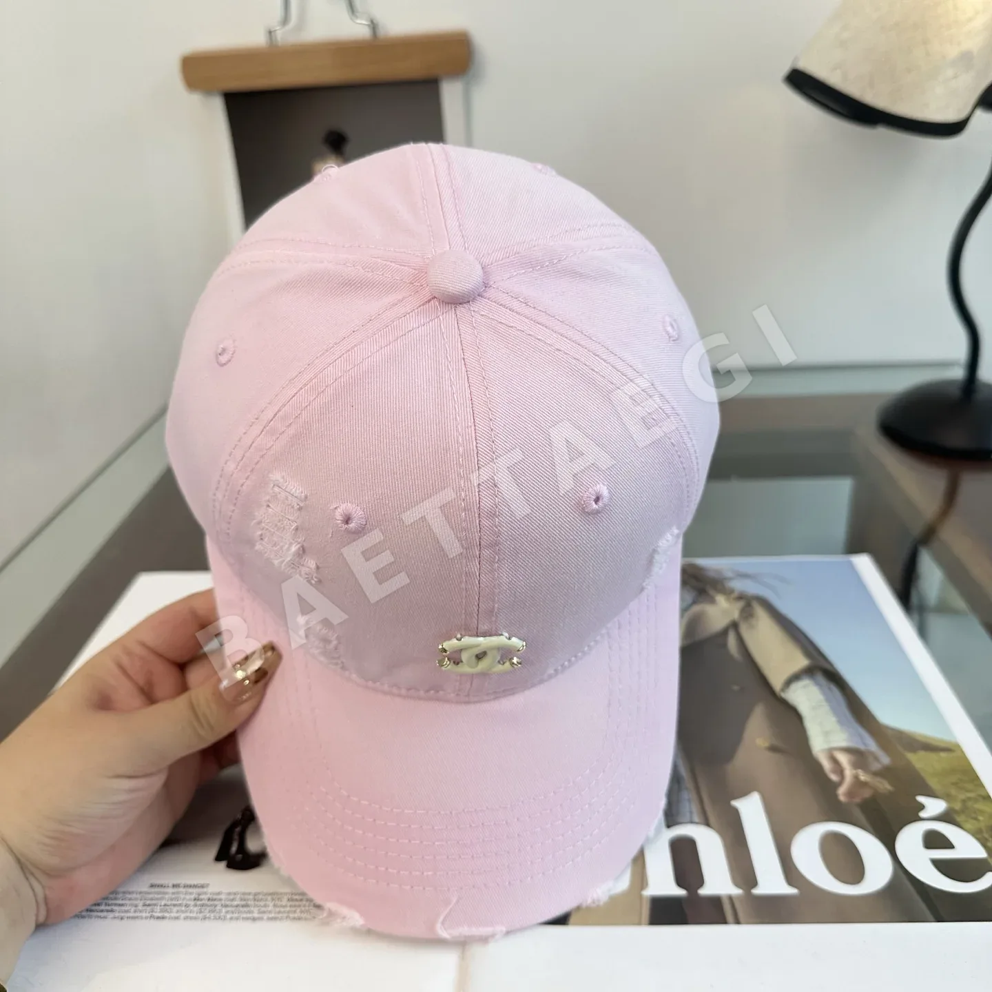 샤넬 미니 야구모자 상세 이미지 5