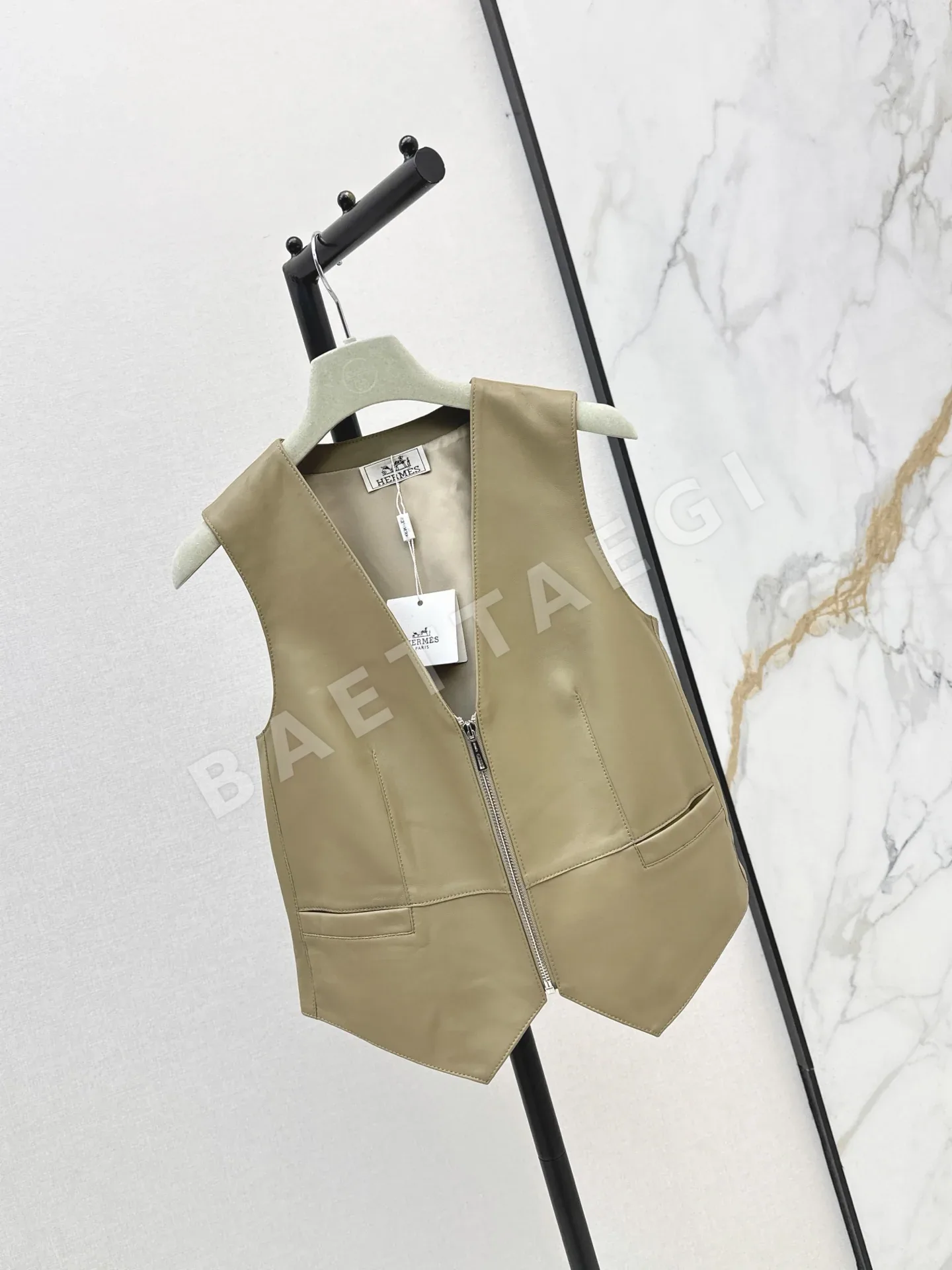 에르메스 승마풍 램스킨 여성 조끼 상세 이미지 2