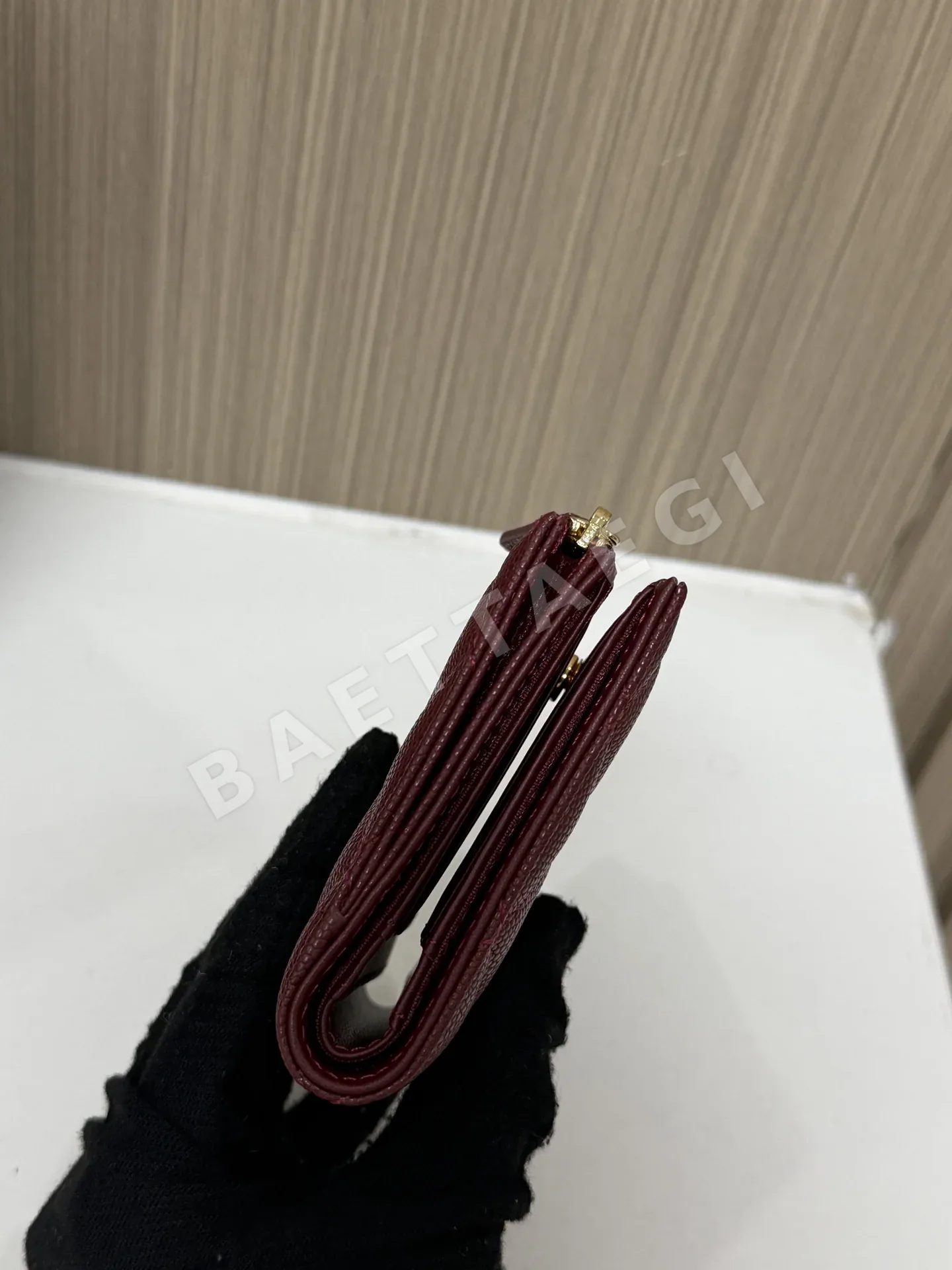 샤넬 지퍼 반지갑 상세 이미지 3