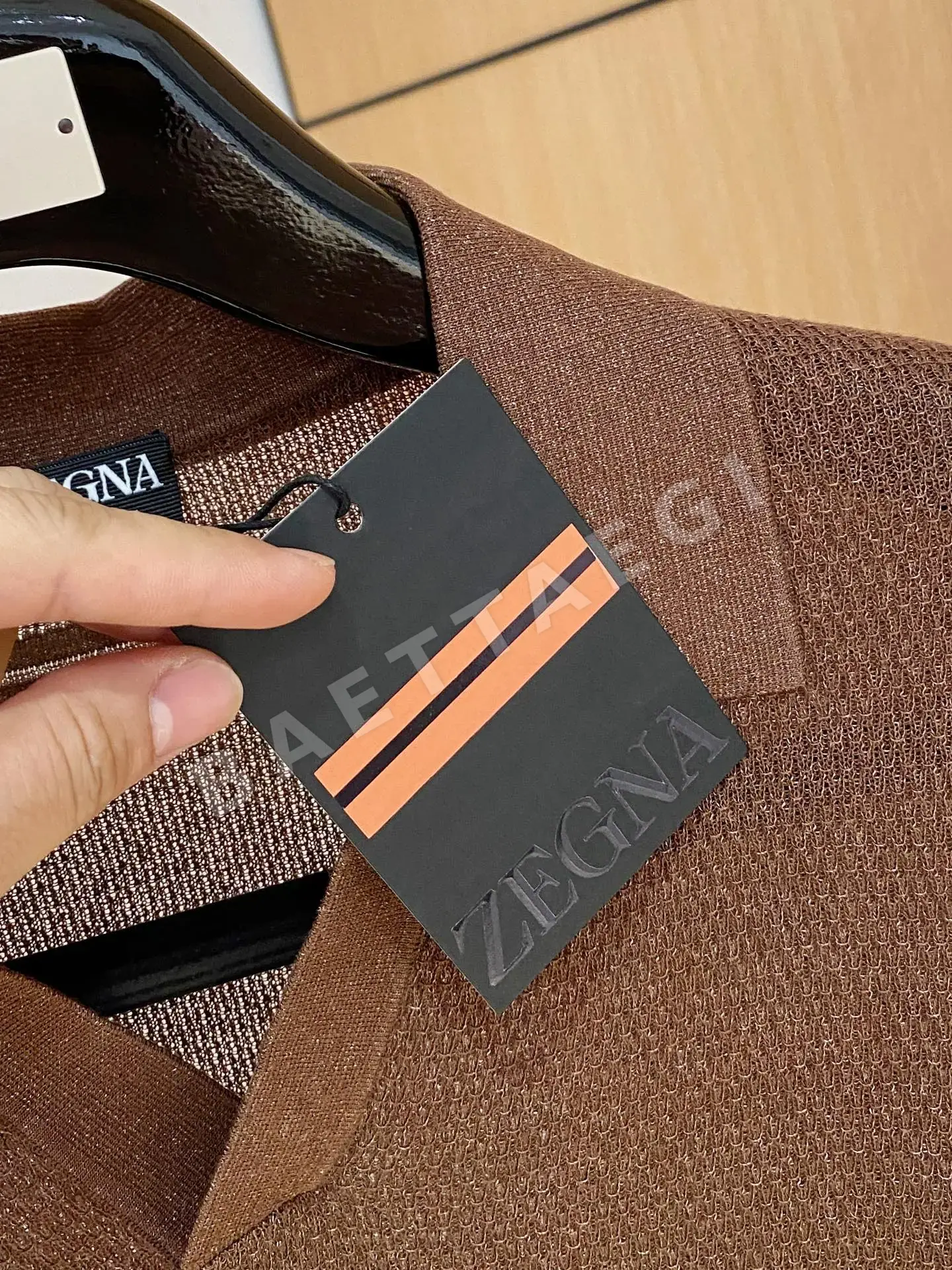 제냐 남성 린넨 혼방 반팔 티셔츠 상세 이미지 5
