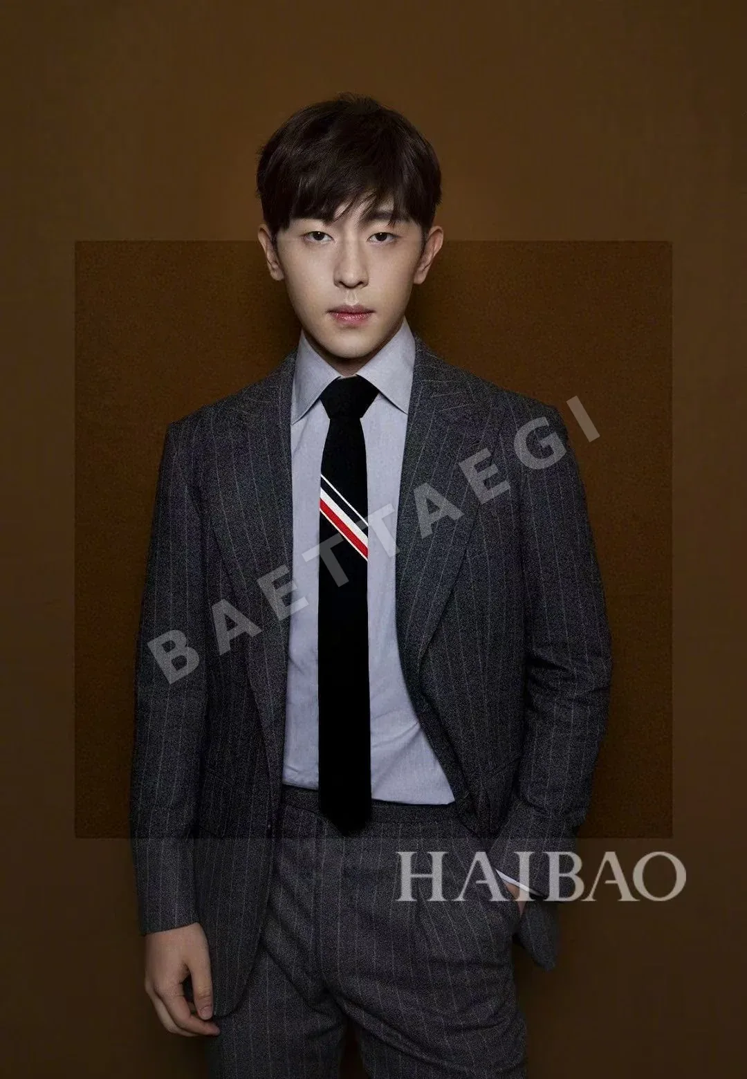 톰브라운 울 소재 남성용 넥타이 89150