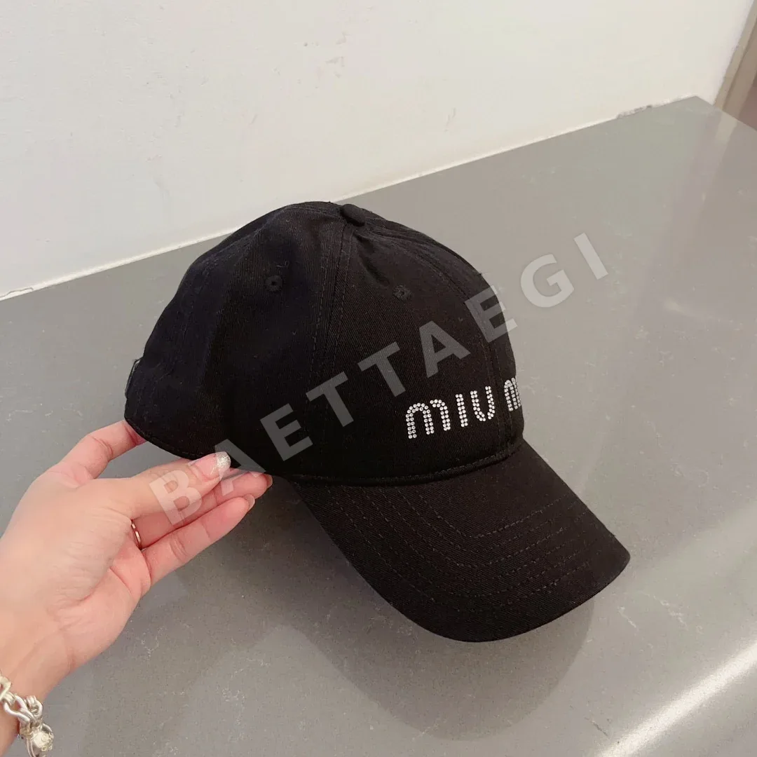 미우미우 워싱 면 UV 차단 야구모자 상세 이미지 3