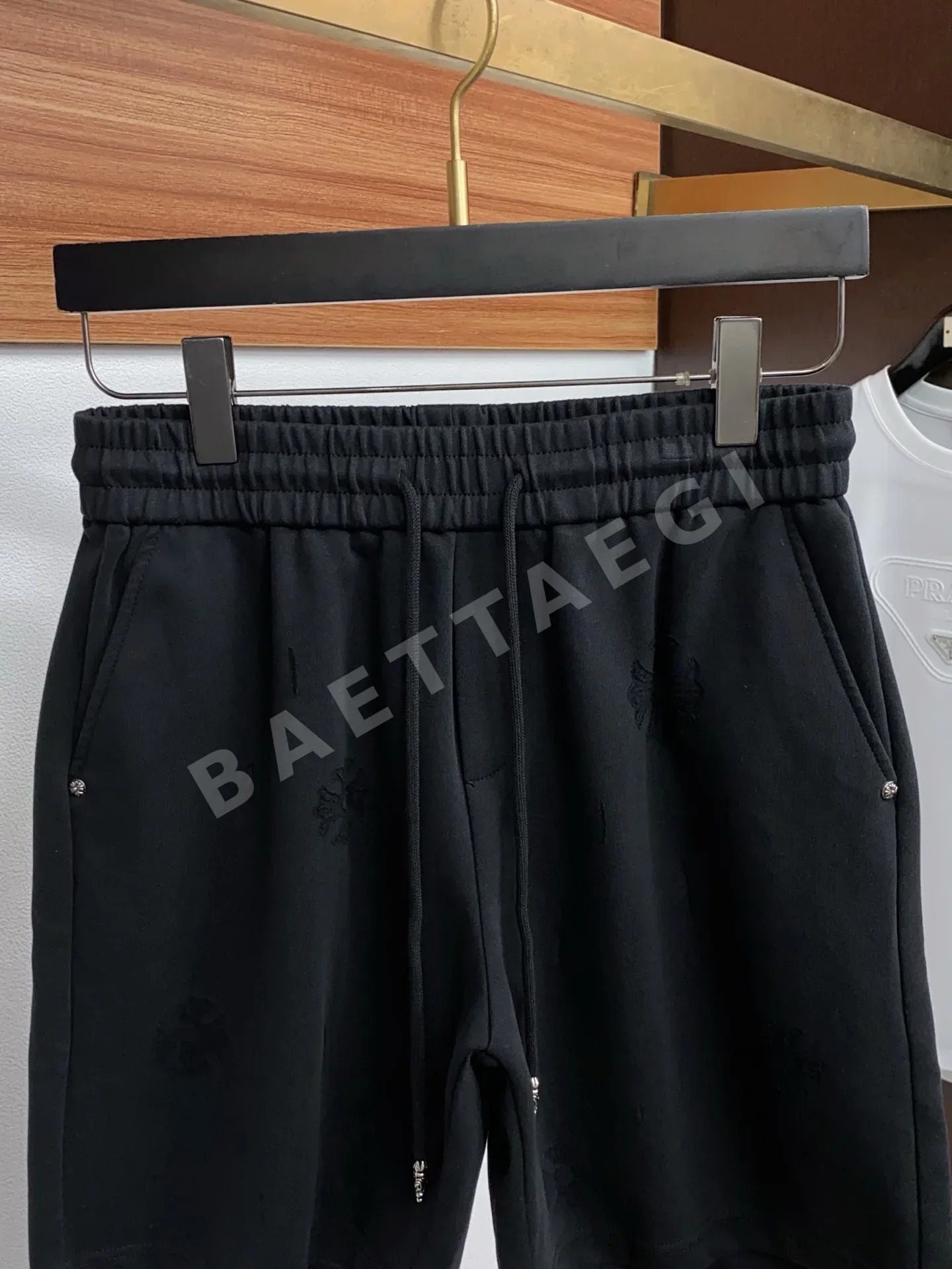크롬하츠 테리 코튼 남성 반바지 상세 이미지 2