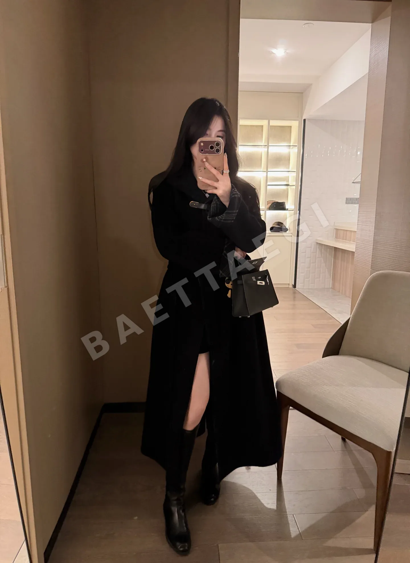로에베 캐시미어 울 알파카 혼방 여성 자켓 193181