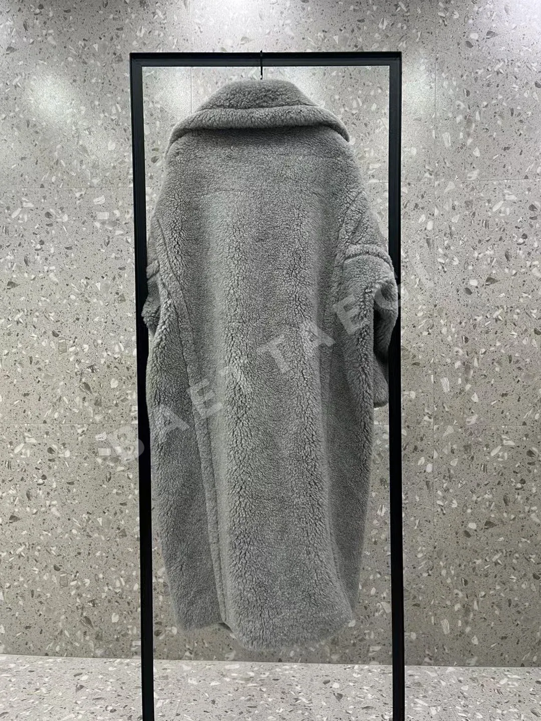 막스마라 테디 베어 라이트그레이 자켓 상세 이미지 2