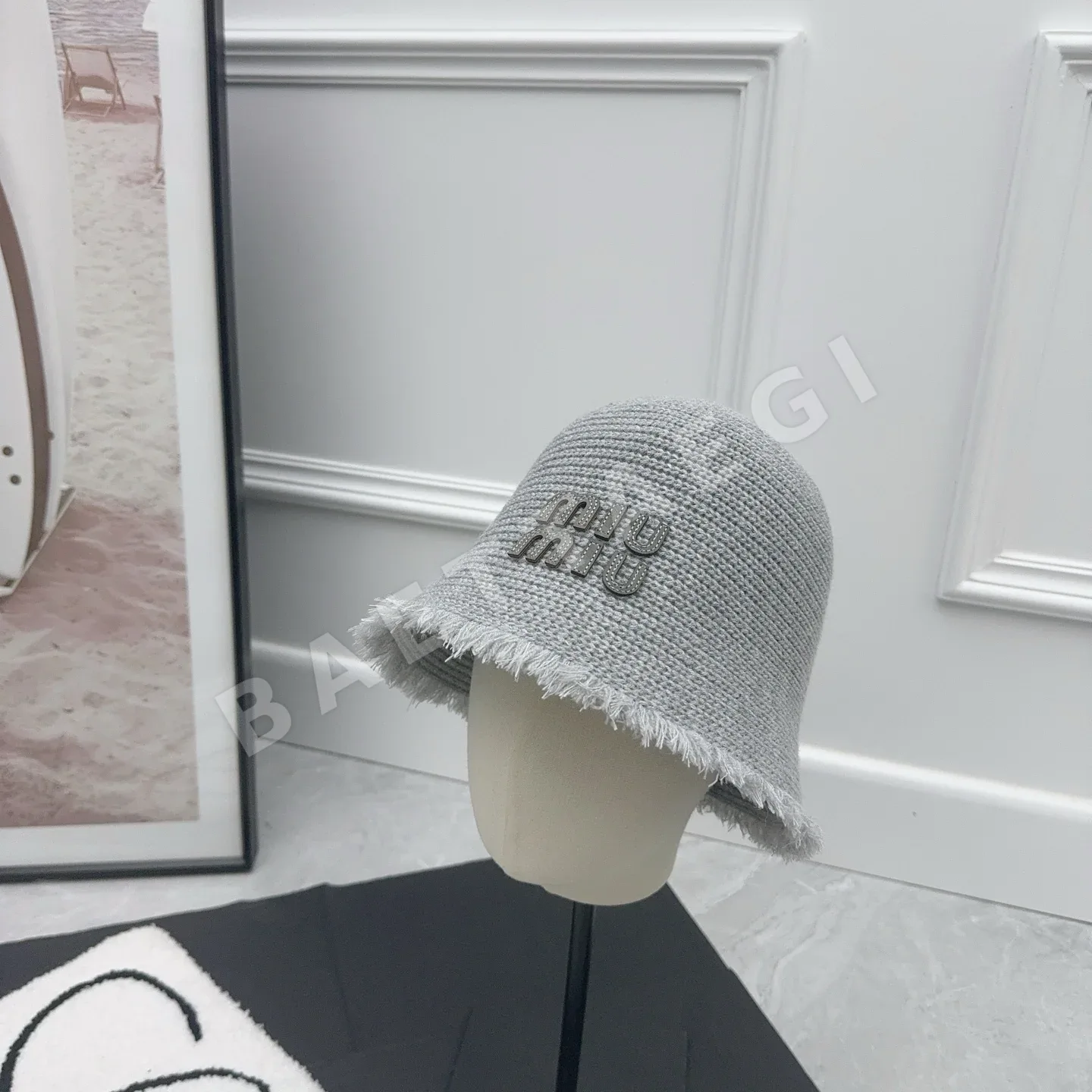 미우미우 모자 80915 Miu Miu Cap 상세 이미지 3